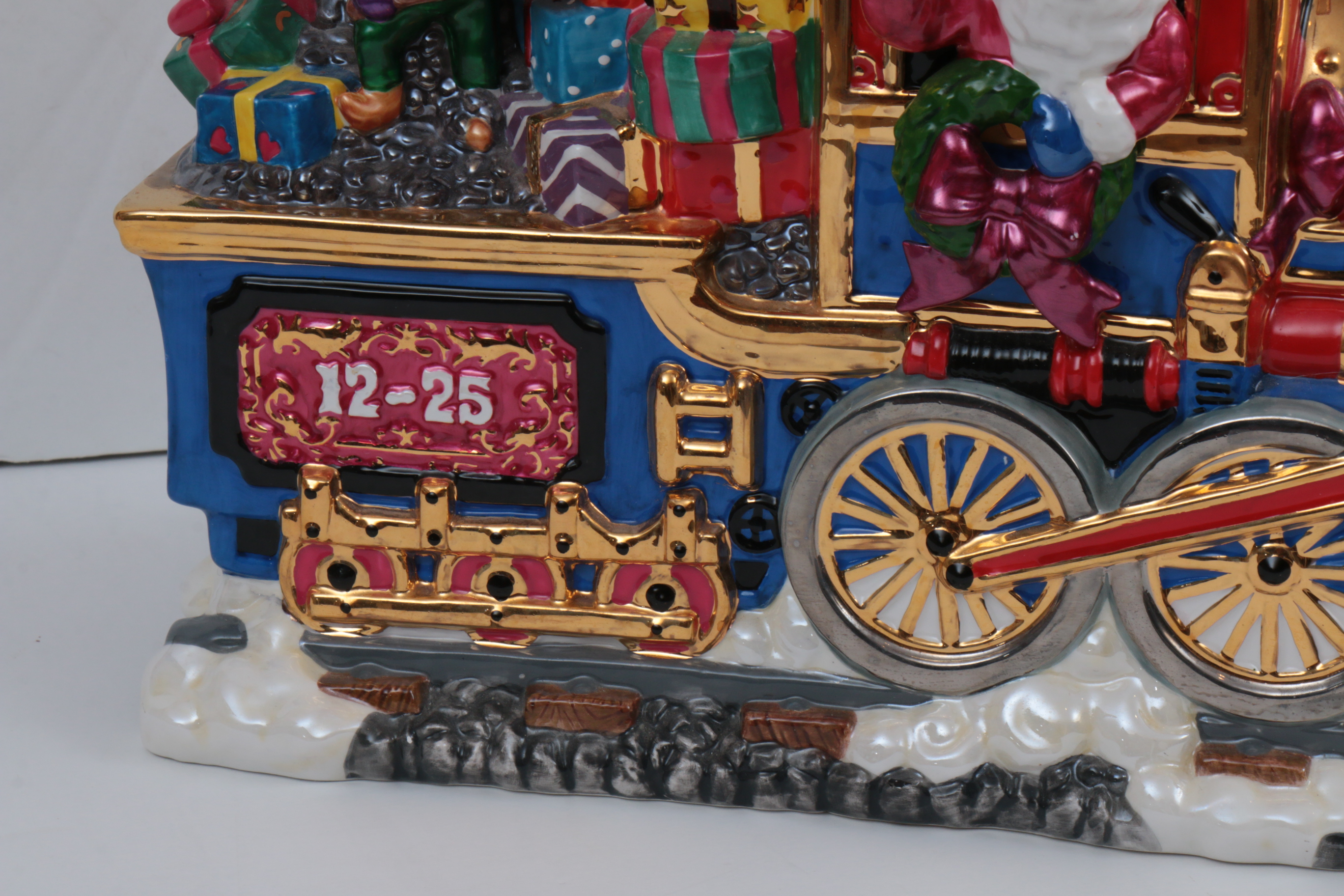 Christopher Radko Figural Christmas Train Cookie Jar