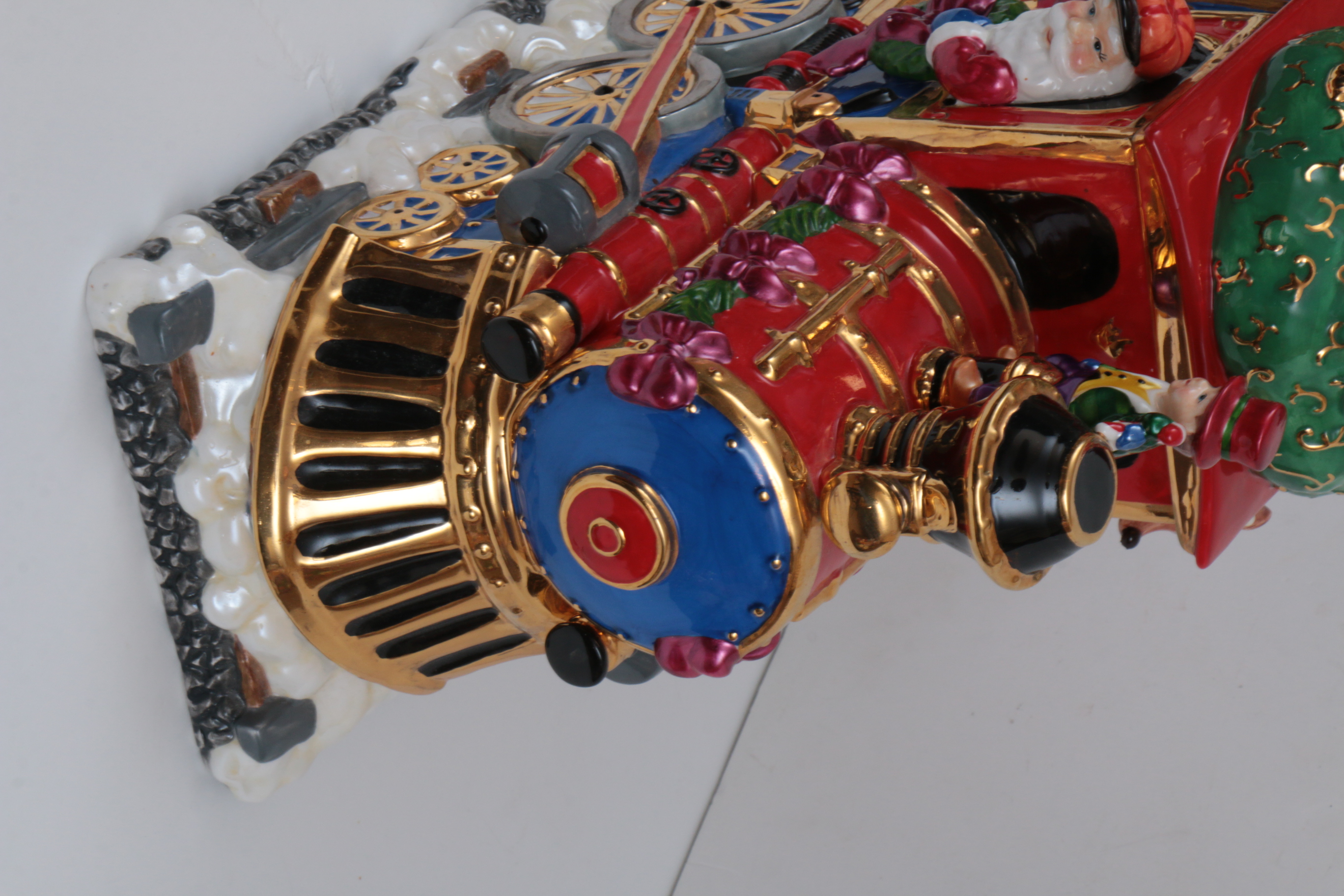 Christopher Radko Figural Christmas Train Cookie Jar