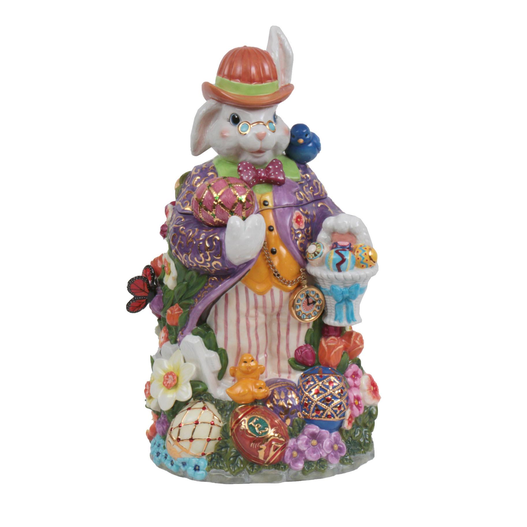 Christopher Radko Easter-Themed Figural Cookie Jar