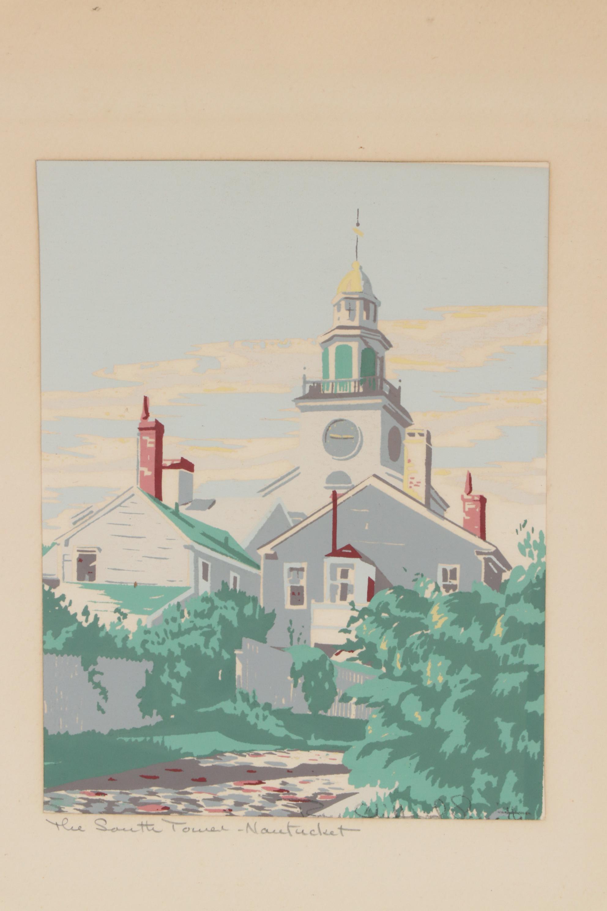 Roy Clifford Smith Serigraphs of Nantucket