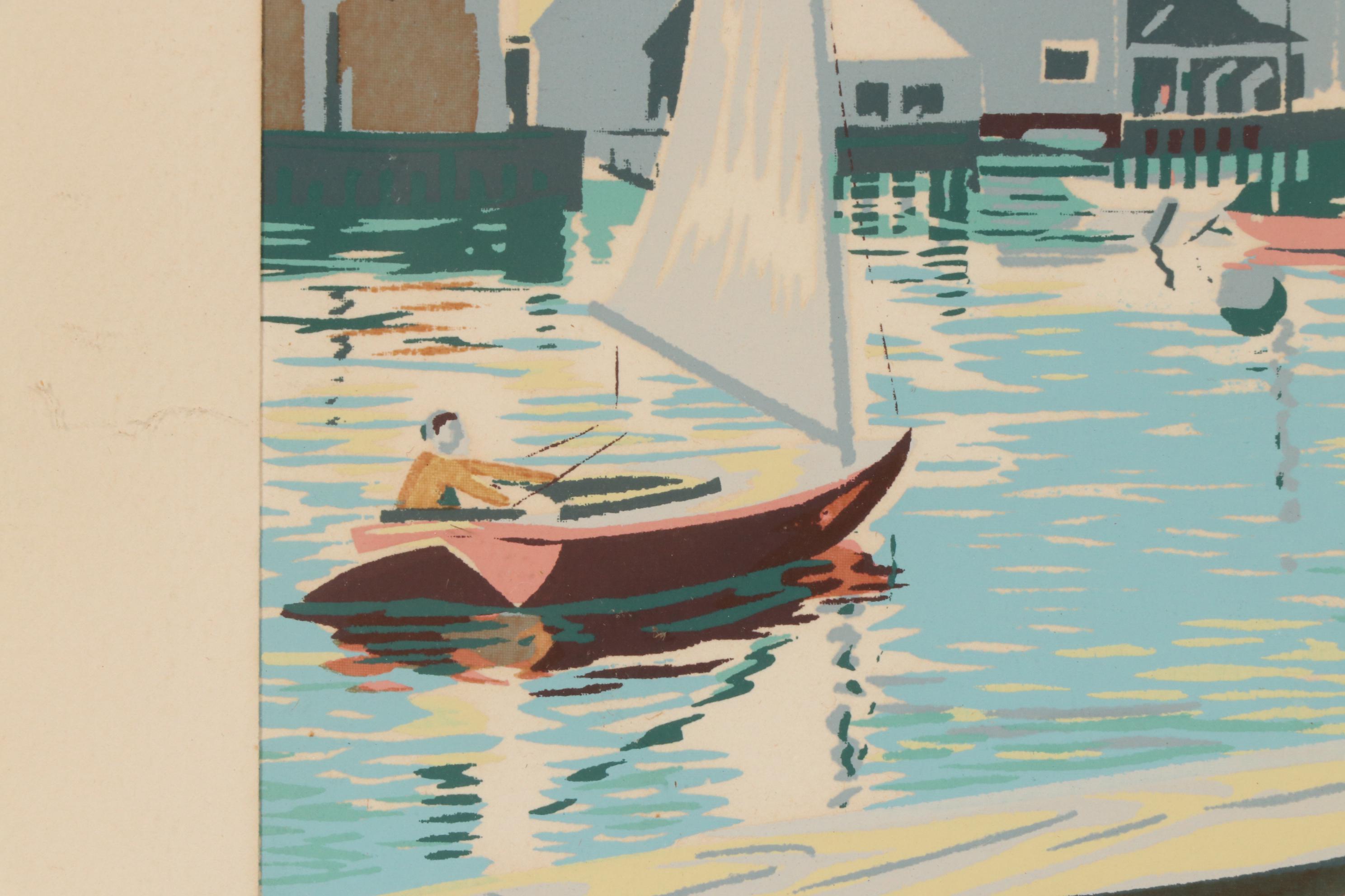 Roy Clifford Smith Serigraphs of Nantucket