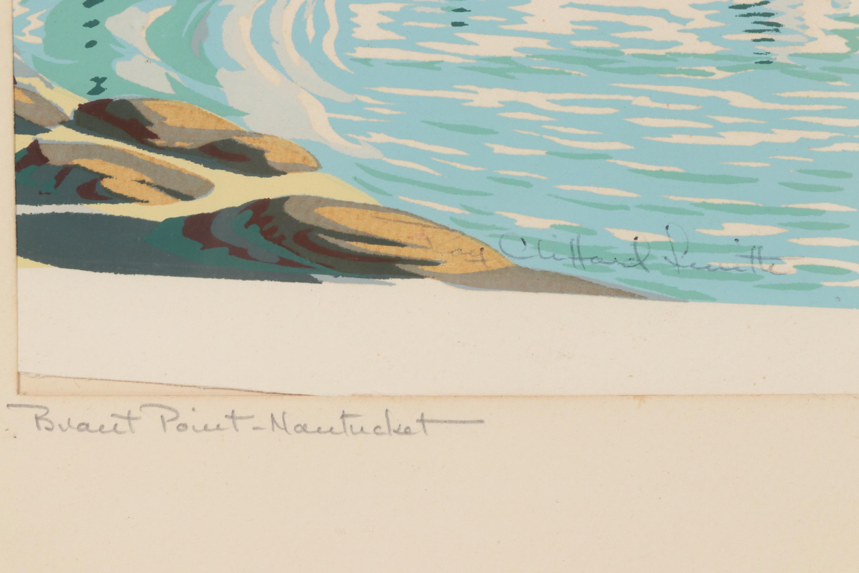 Roy Clifford Smith Serigraphs of Nantucket