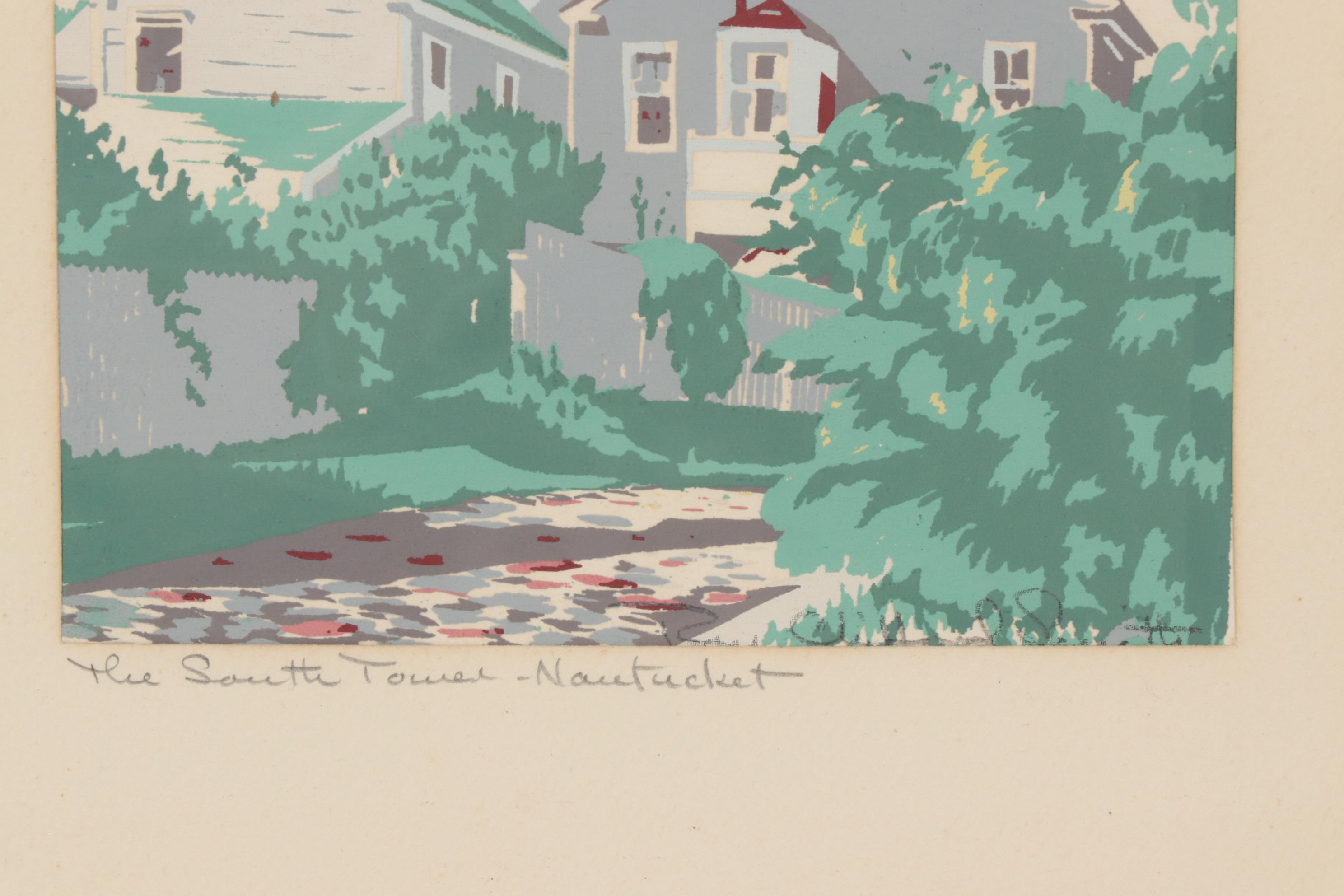 Roy Clifford Smith Serigraphs of Nantucket