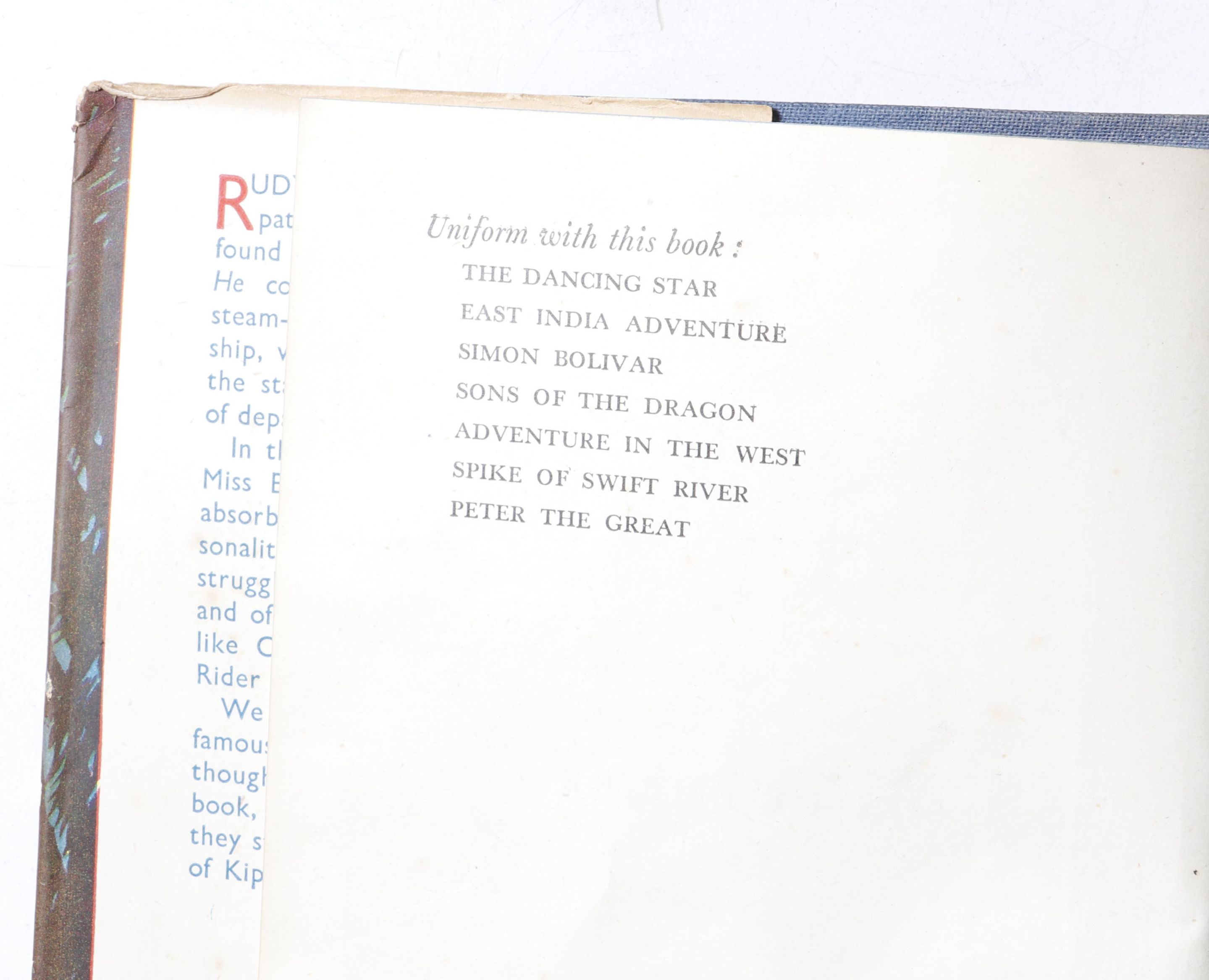 First Edition "Son of Empire: The Story of Rudyard Kipling" with Anthologies