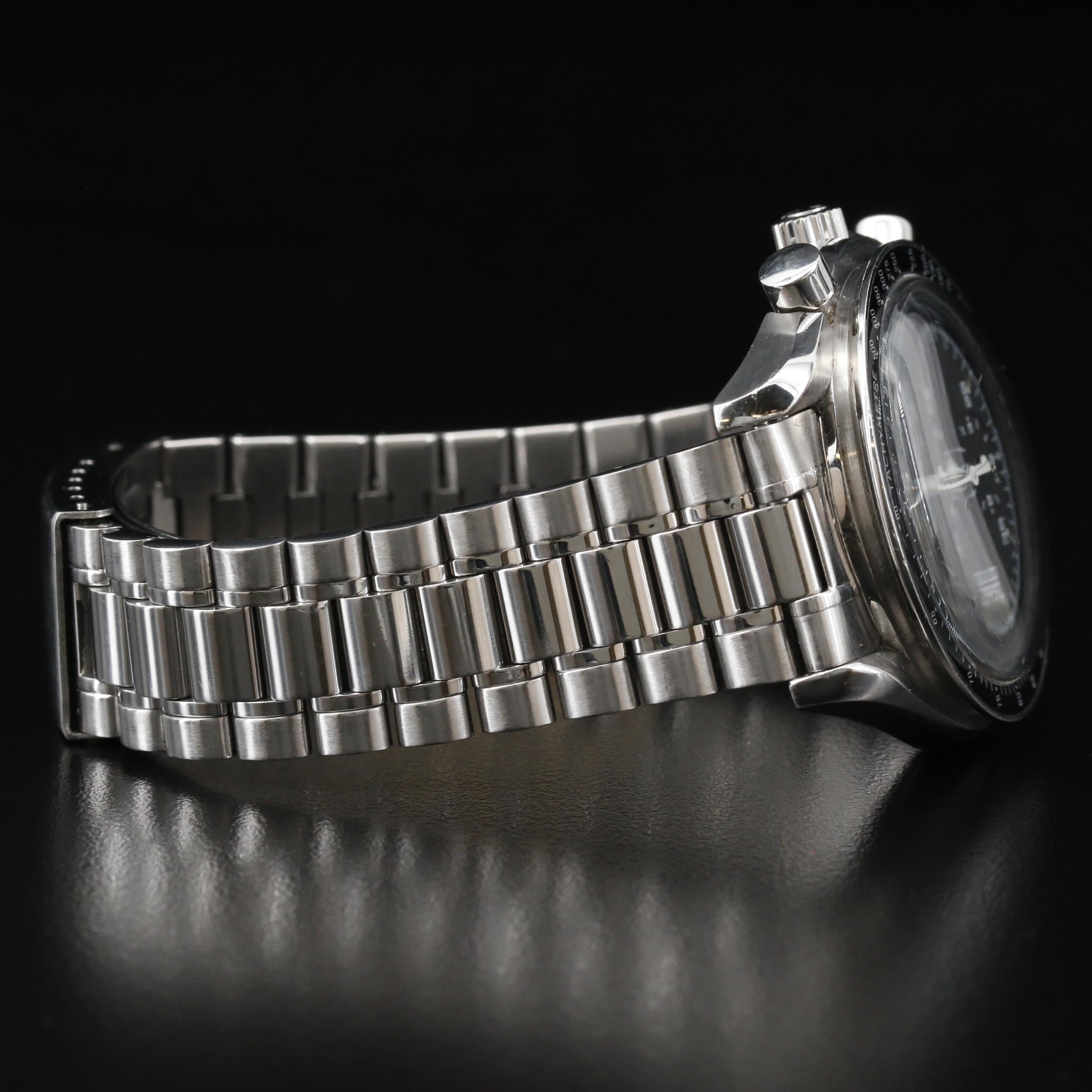 Omega "Speedmaster Reduced" Stainless Steel Automatic Watch