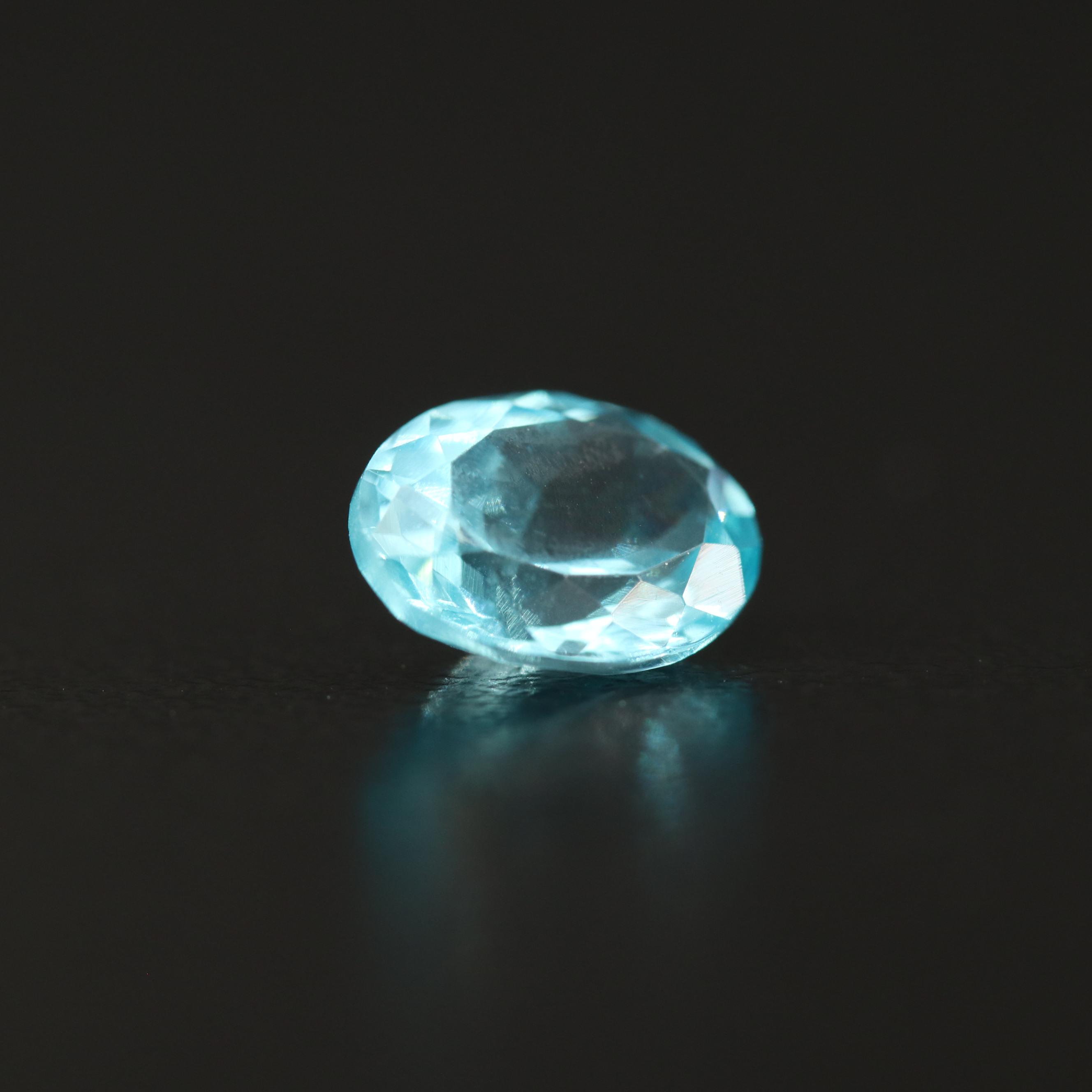 Loose 2.03 CT Oval Faceted Apatite