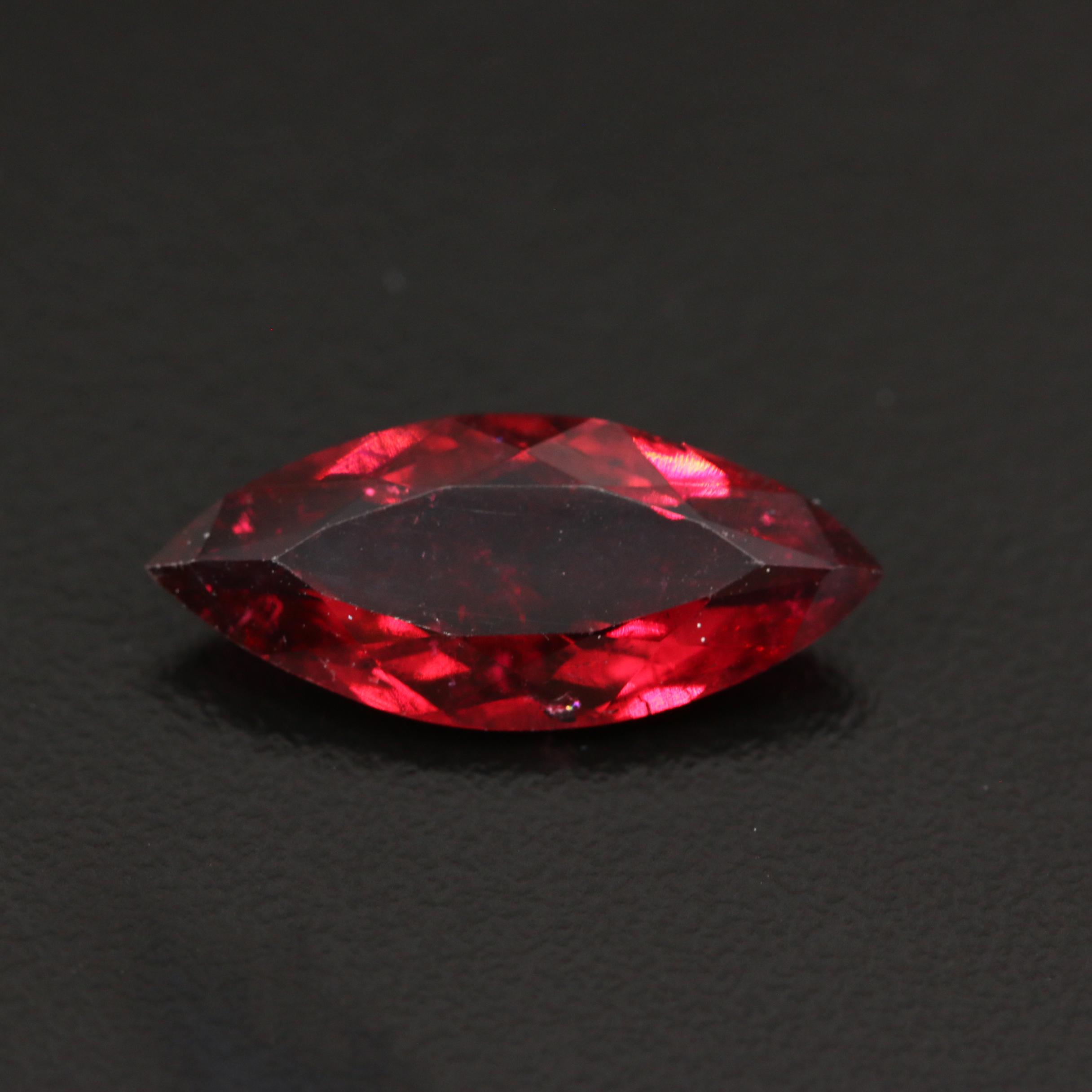Loose 4.82 CT Marquise Faceted Rubellite