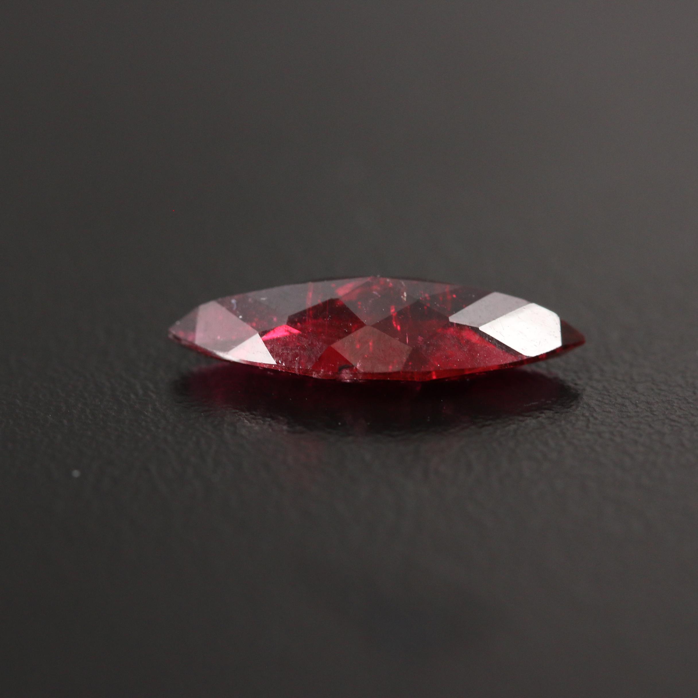 Loose 4.82 CT Marquise Faceted Rubellite