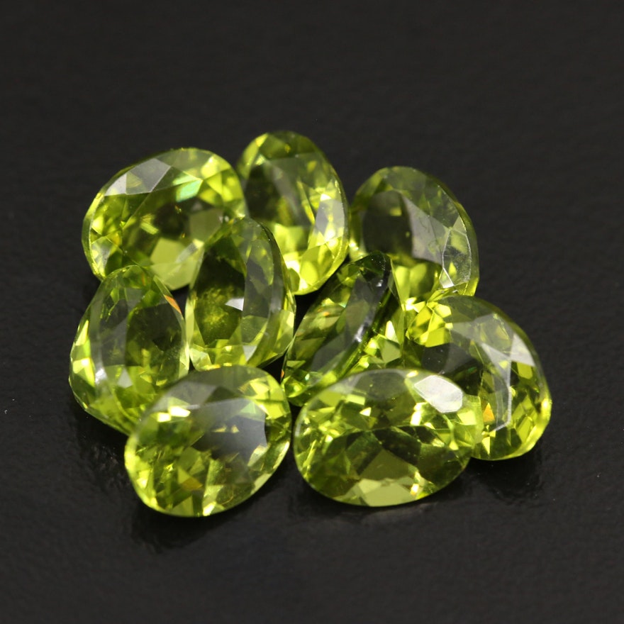 Loose 19.19 CTW Oval Faceted Peridots