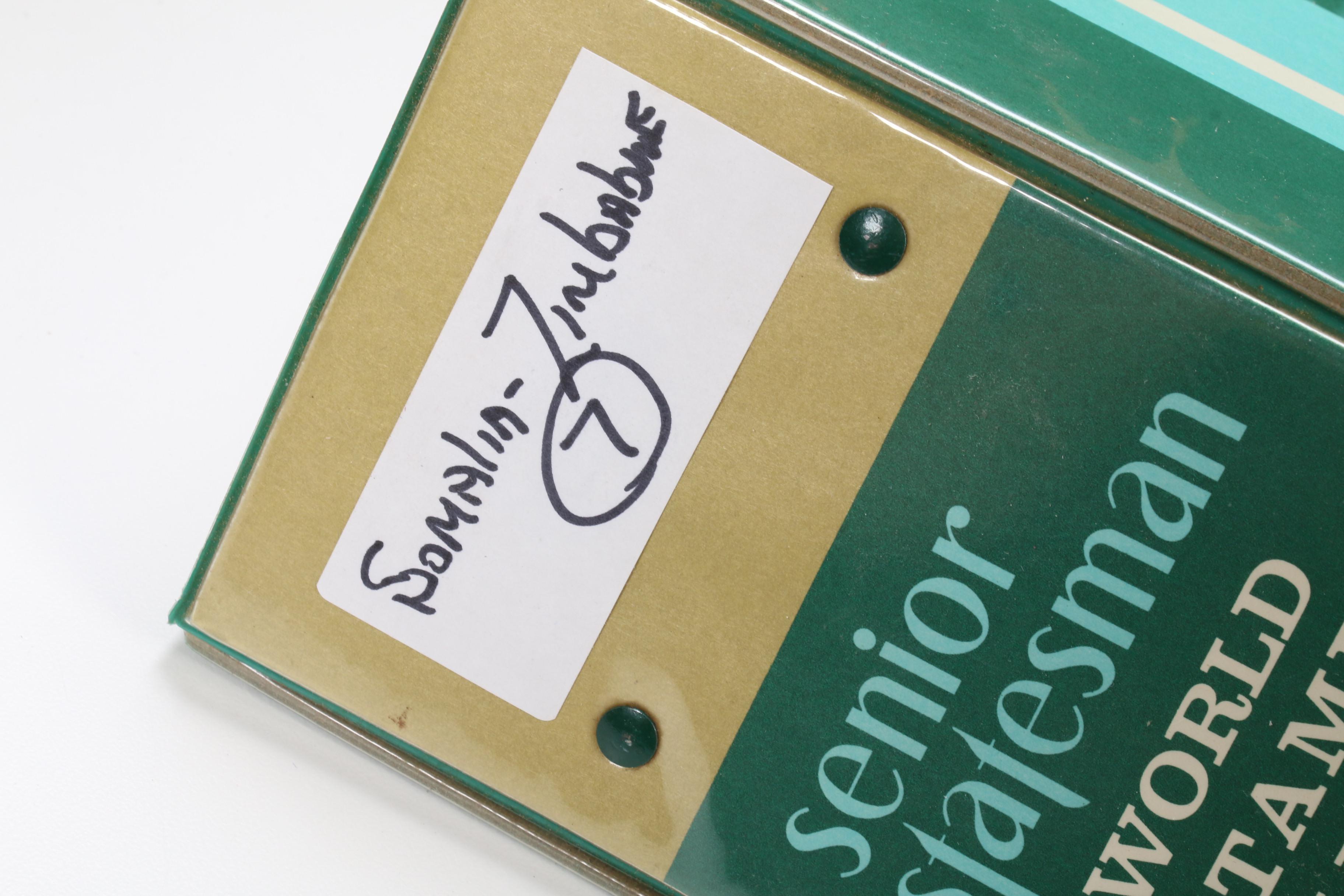 World Postage Stamp Collection In Six Senior Statesman World Stamp Albums