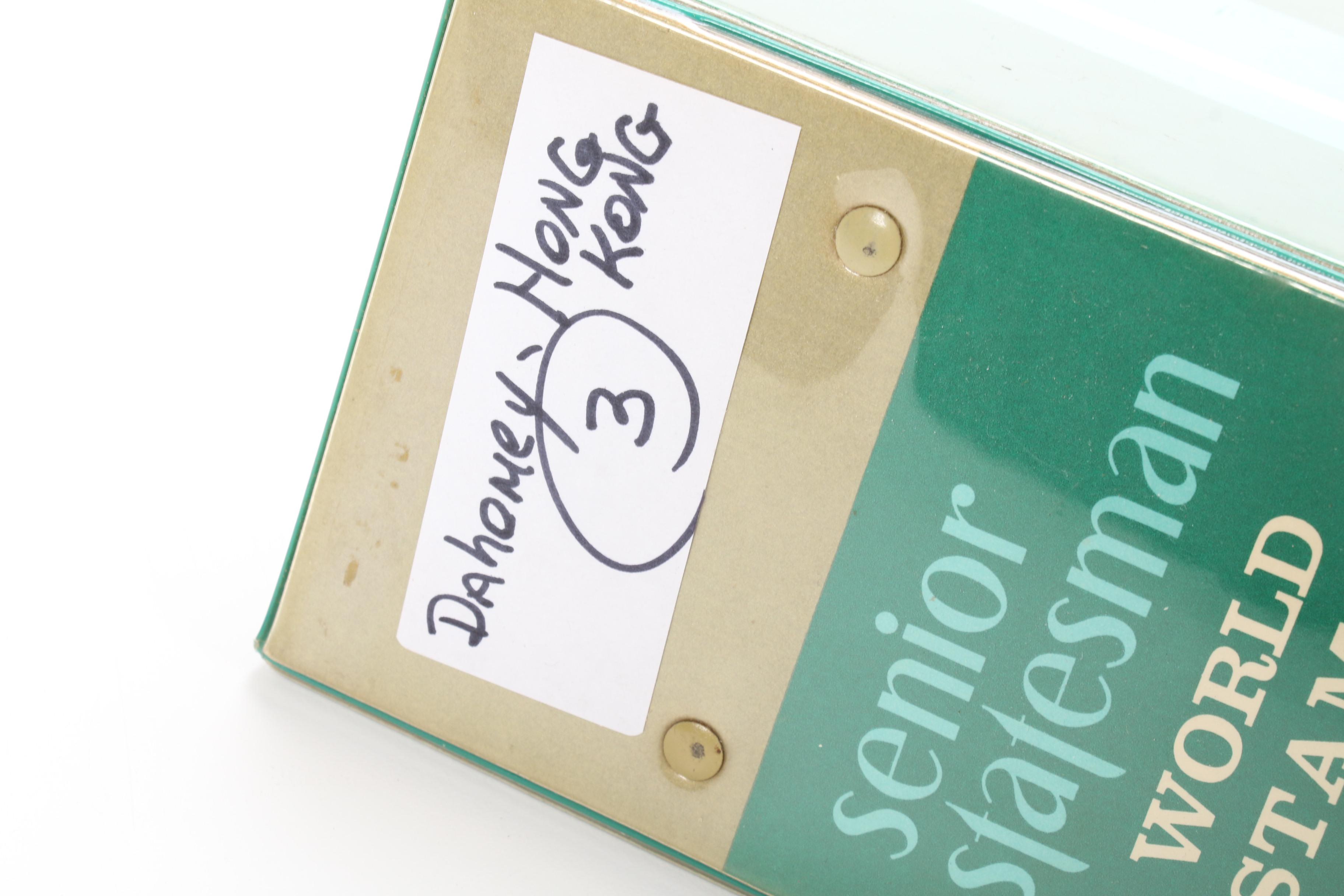 World Postage Stamp Collection In Six Senior Statesman World Stamp Albums