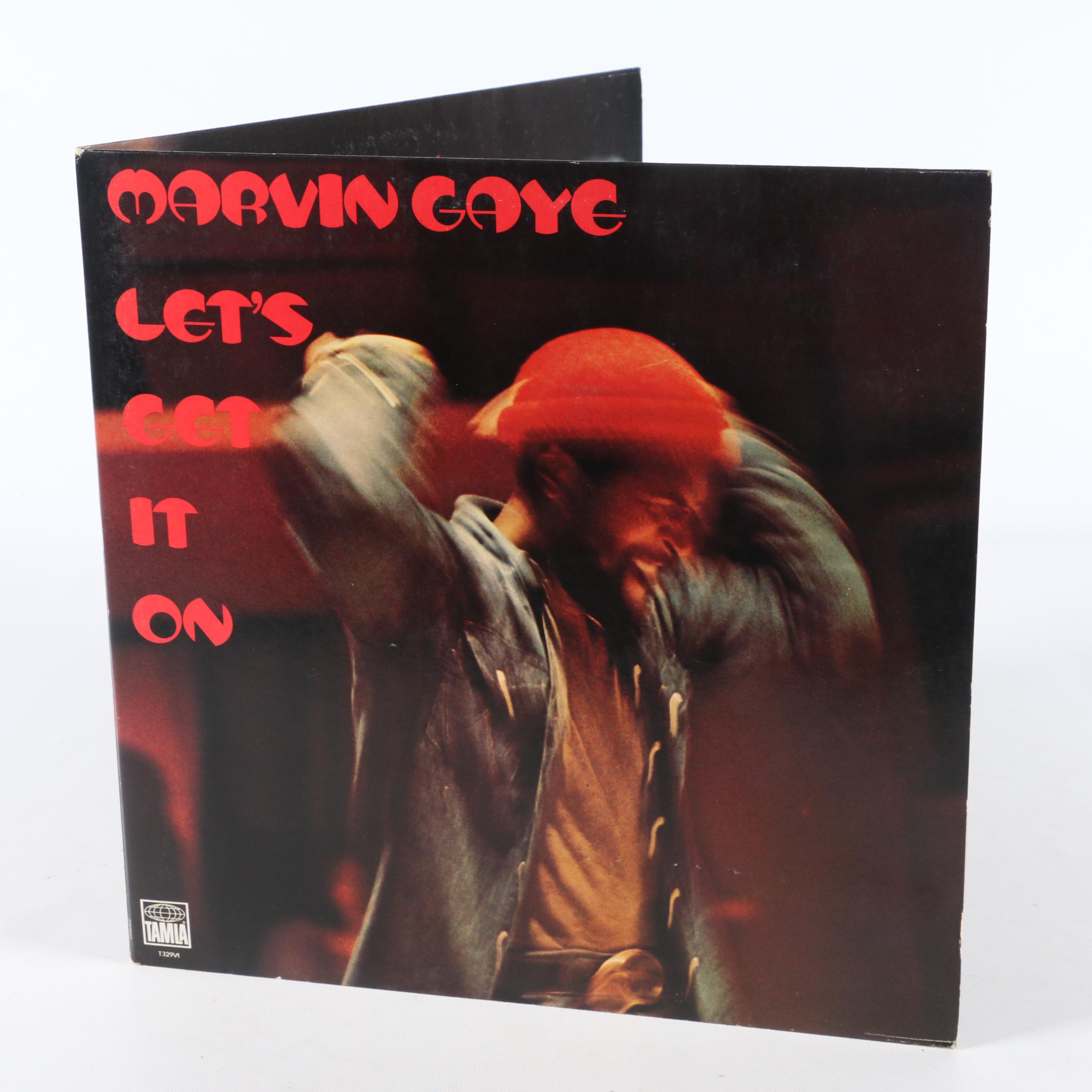 Marvin Gaye, Otis Redding, Al Green, and Other Vinyl LP Records, Mid-20th C.