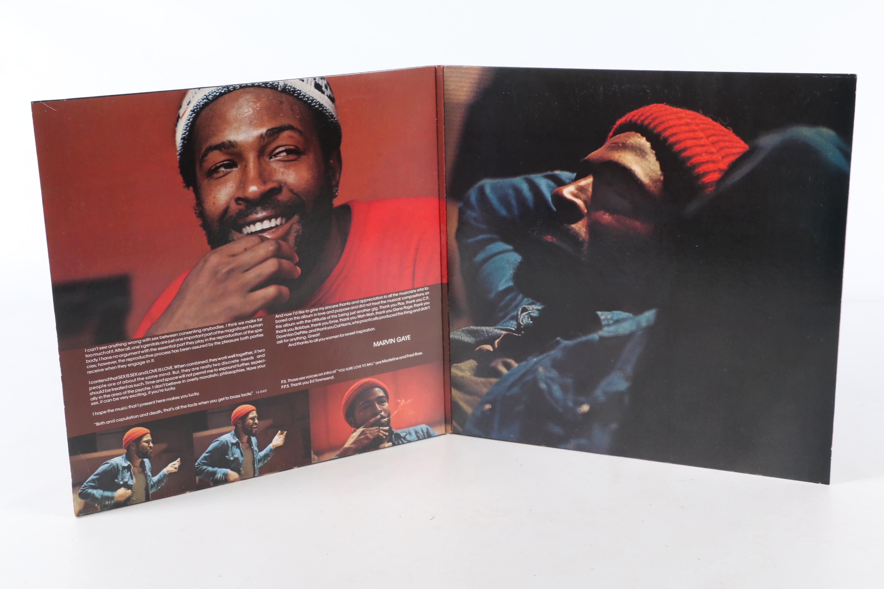 Marvin Gaye, Otis Redding, Al Green, and Other Vinyl LP Records, Mid-20th C.