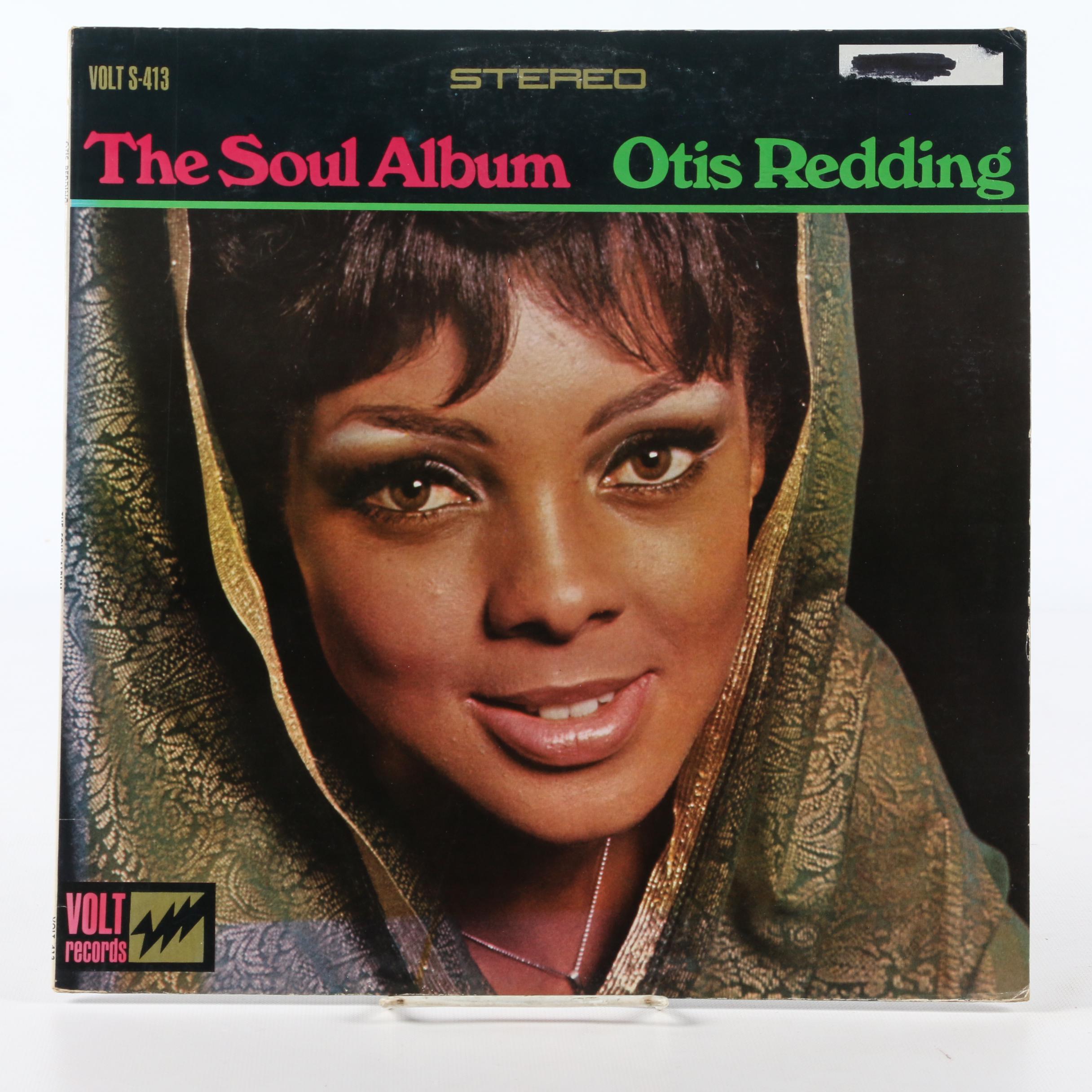 Marvin Gaye, Otis Redding, Al Green, and Other Vinyl LP Records, Mid-20th C.