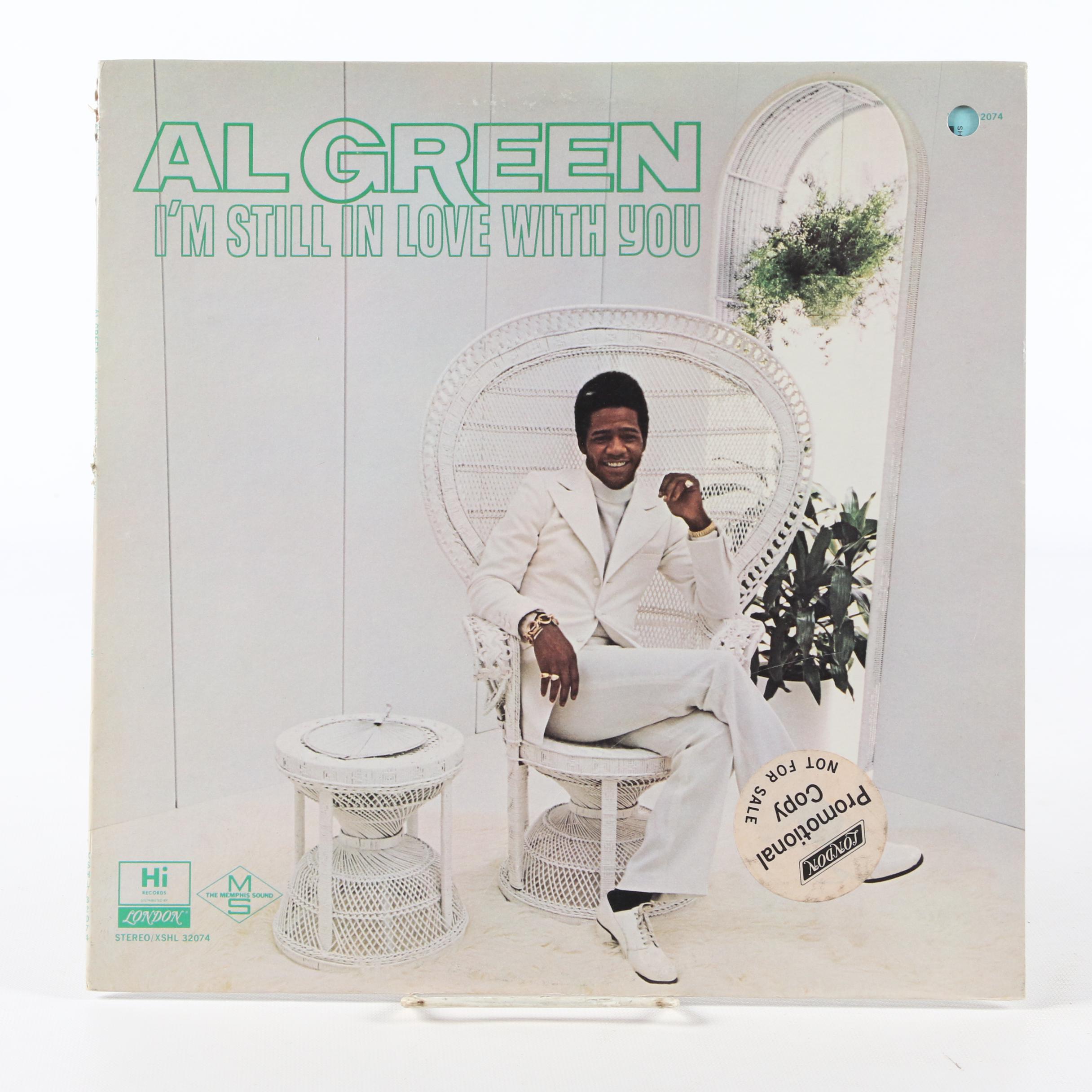 Marvin Gaye, Otis Redding, Al Green, and Other Vinyl LP Records, Mid-20th C.