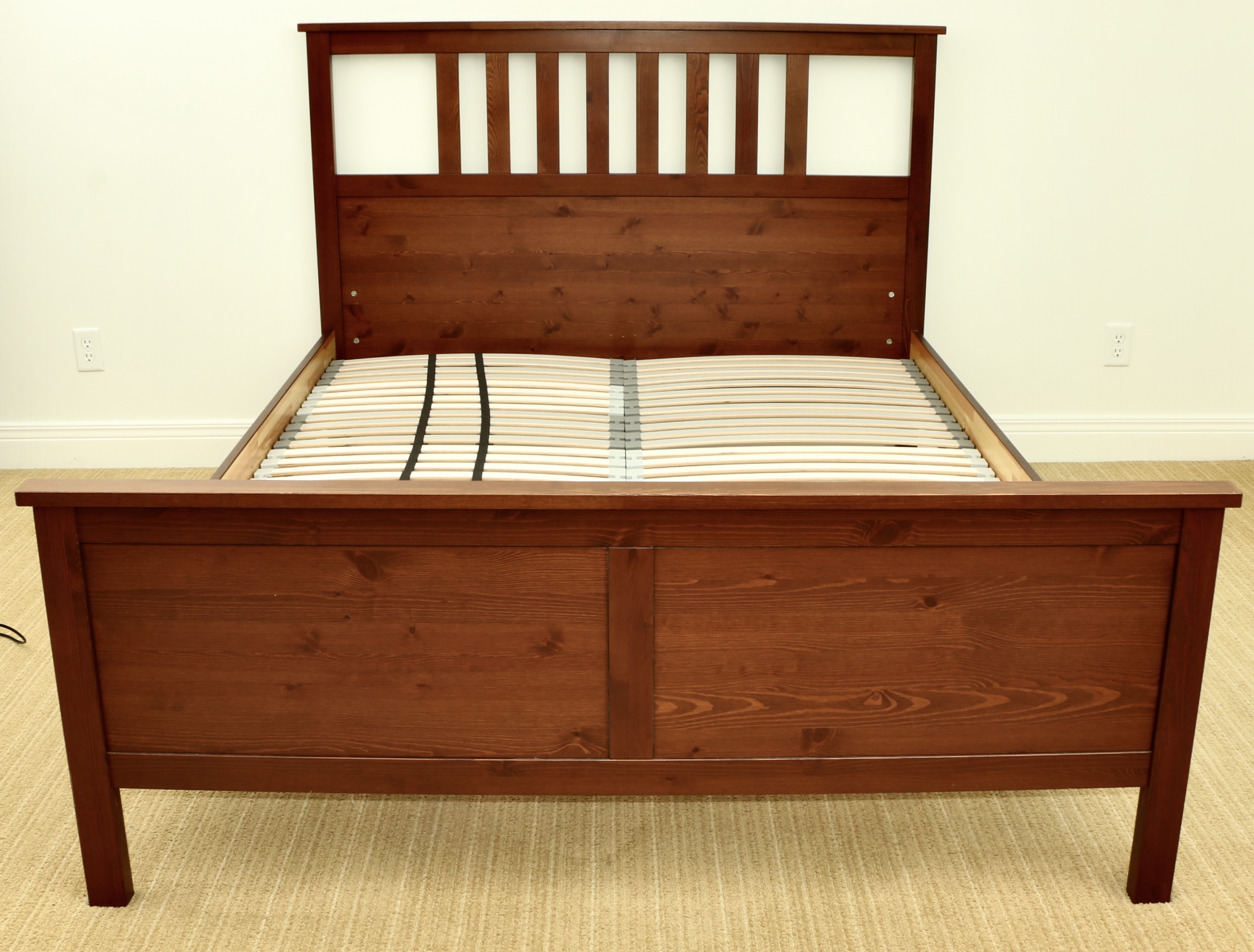 IKEA "Hemnes" Queen Size Pine Bed Frame and Dresser