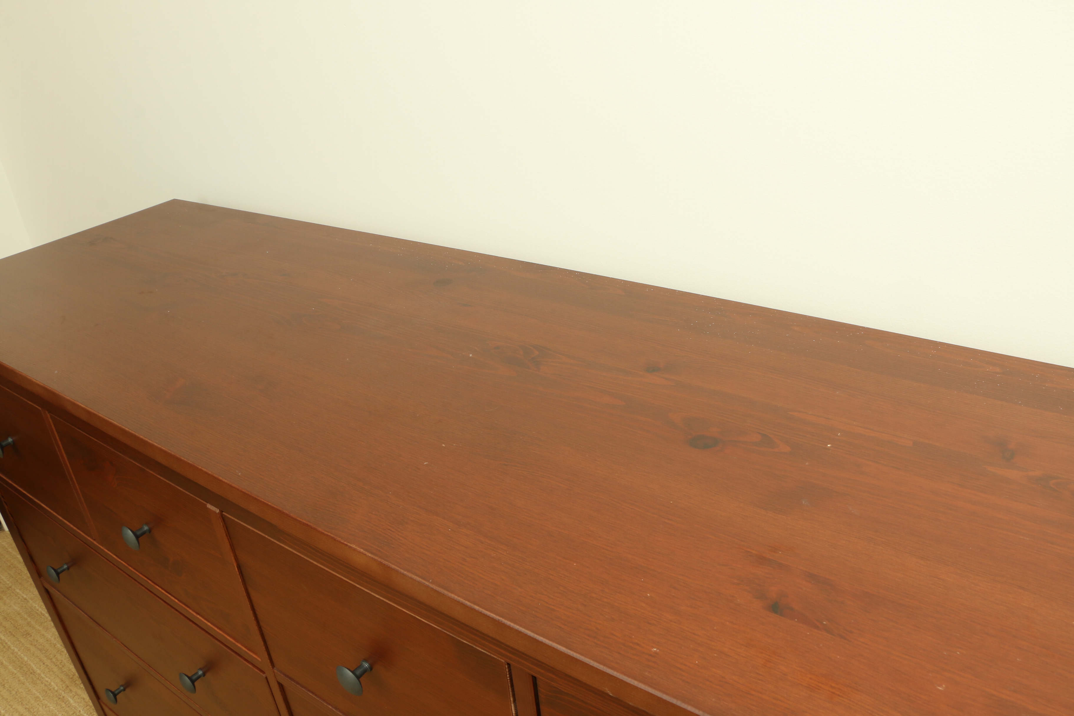 IKEA "Hemnes" Queen Size Pine Bed Frame and Dresser