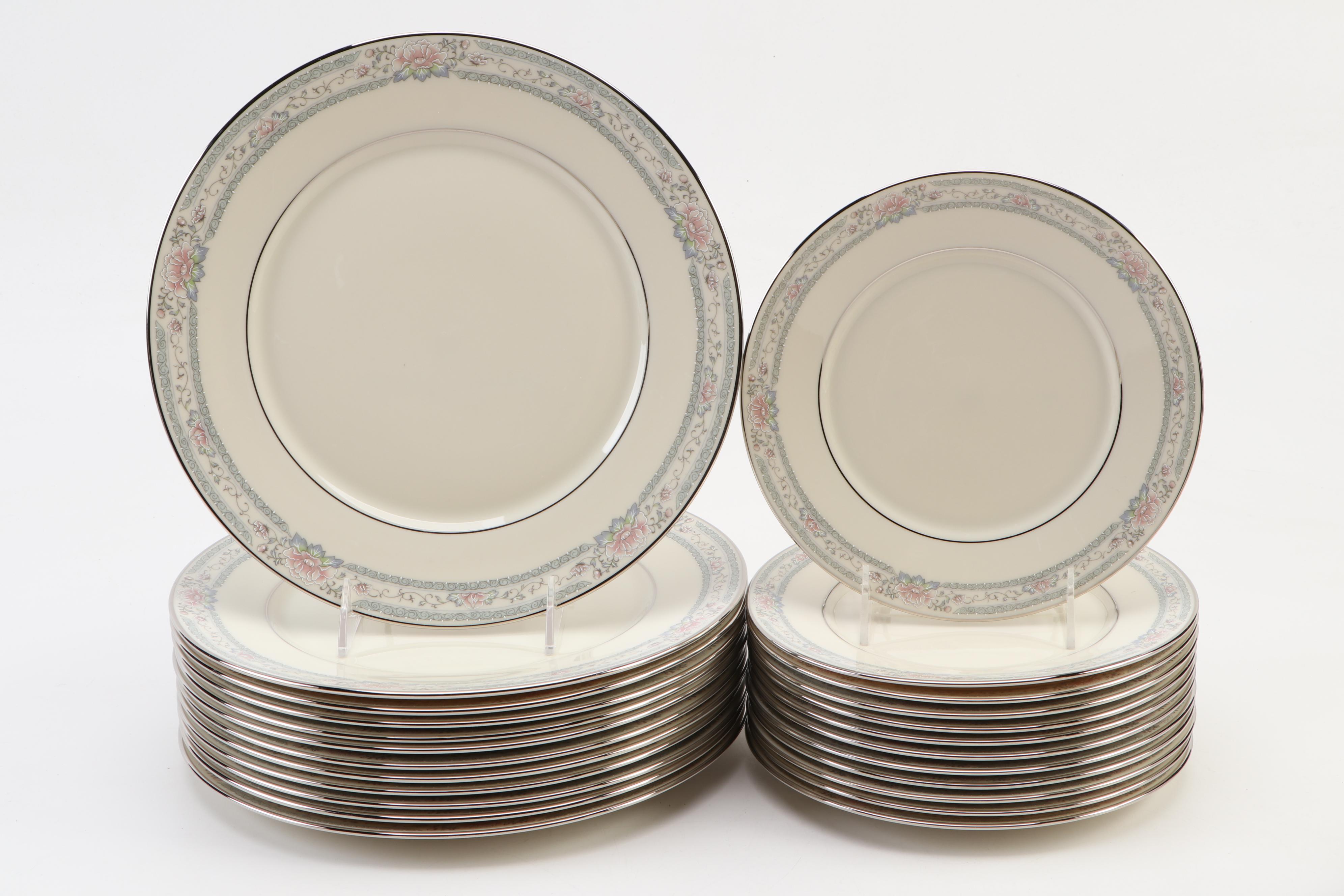 Lenox "Charleston" Bone China Dinnerware and Vases, Late 20th Century