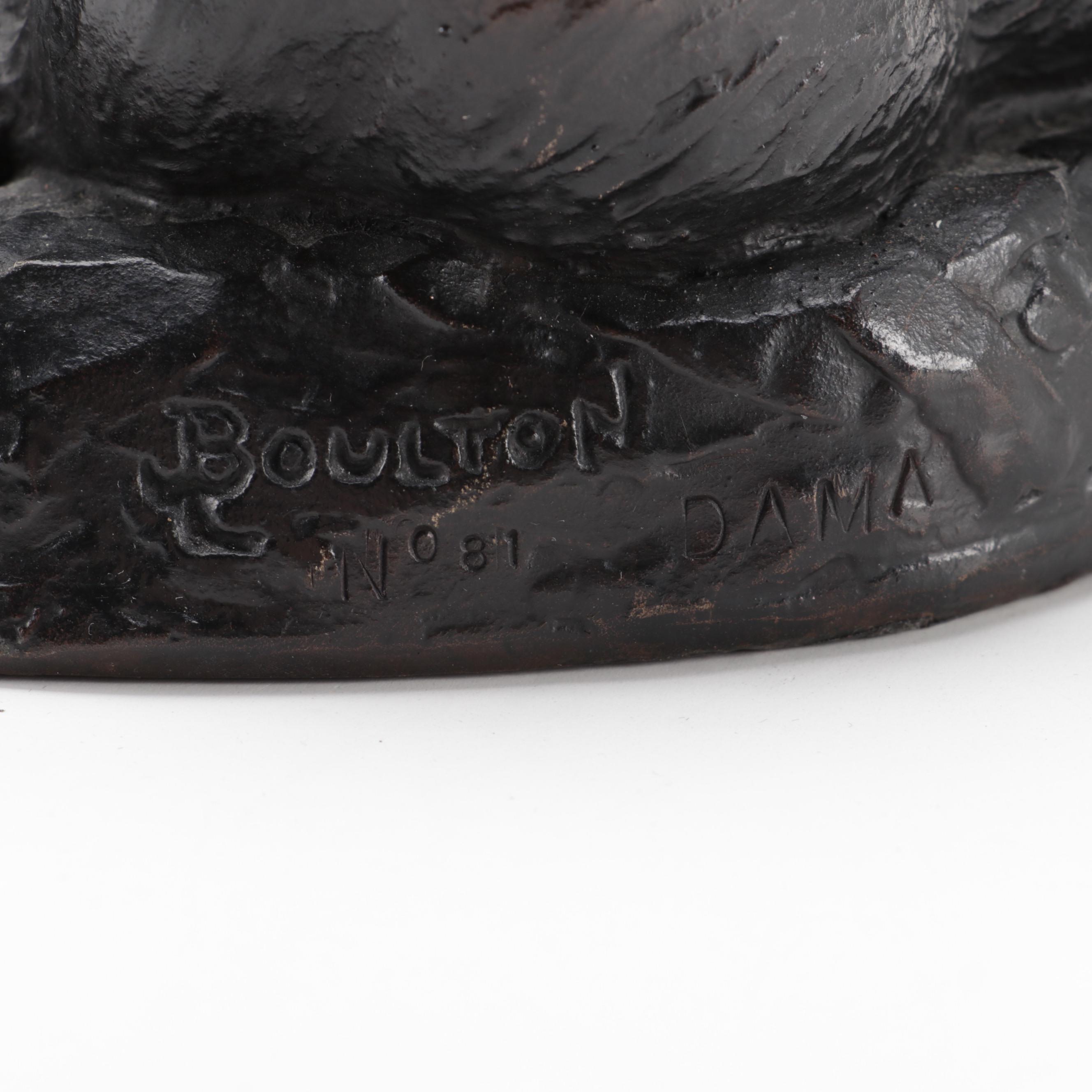 Joseph Boulton Bronze Sculpture of Bear and Cubs