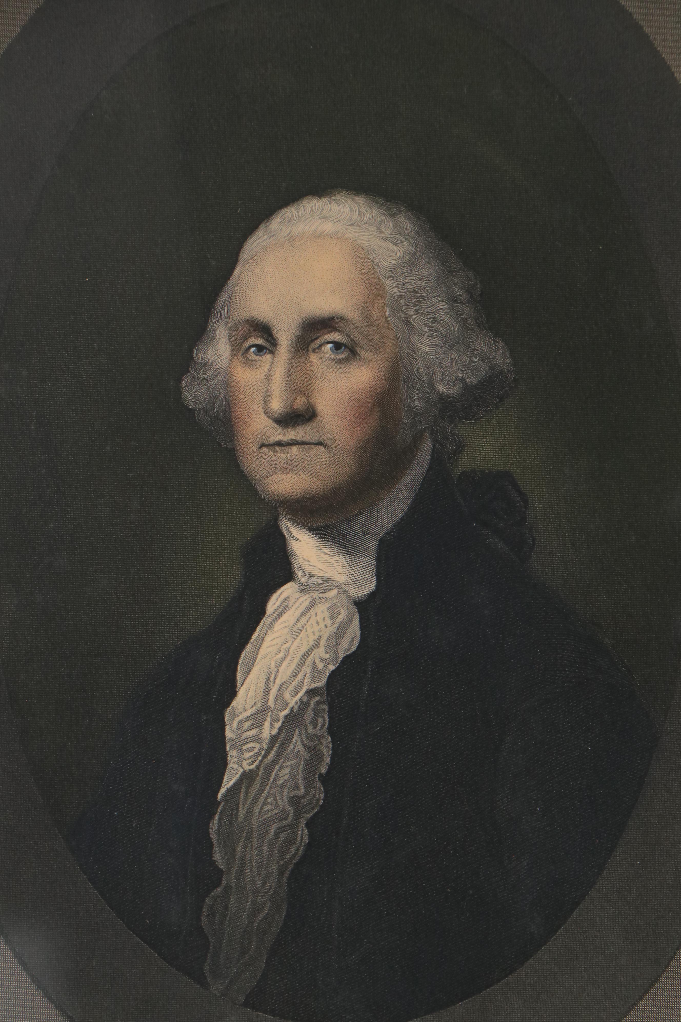 H.B. Hall & Sons Engravings of George & Martha Washington