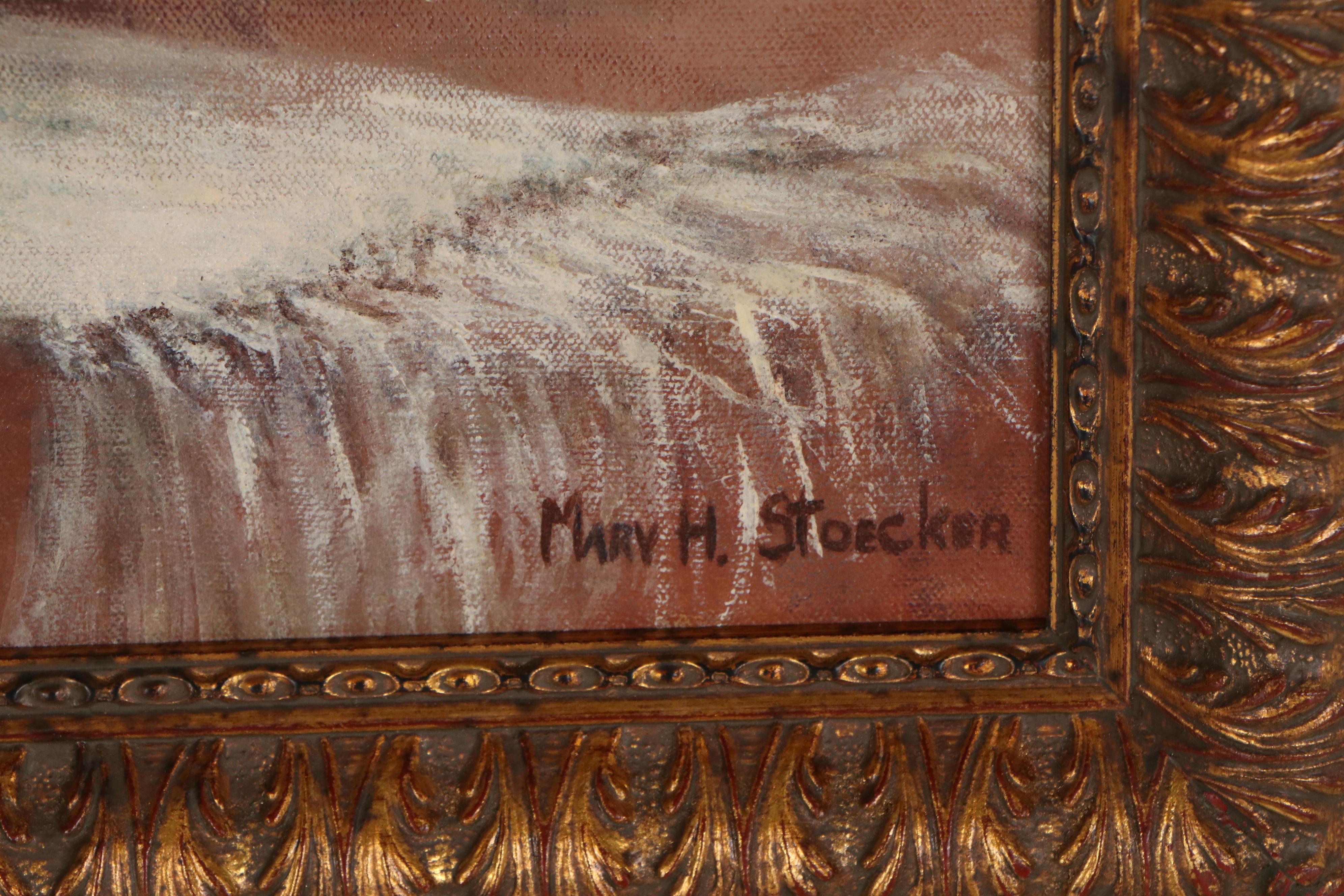 Mary H. Stoecker Still Life Oil Painting, 20th Century