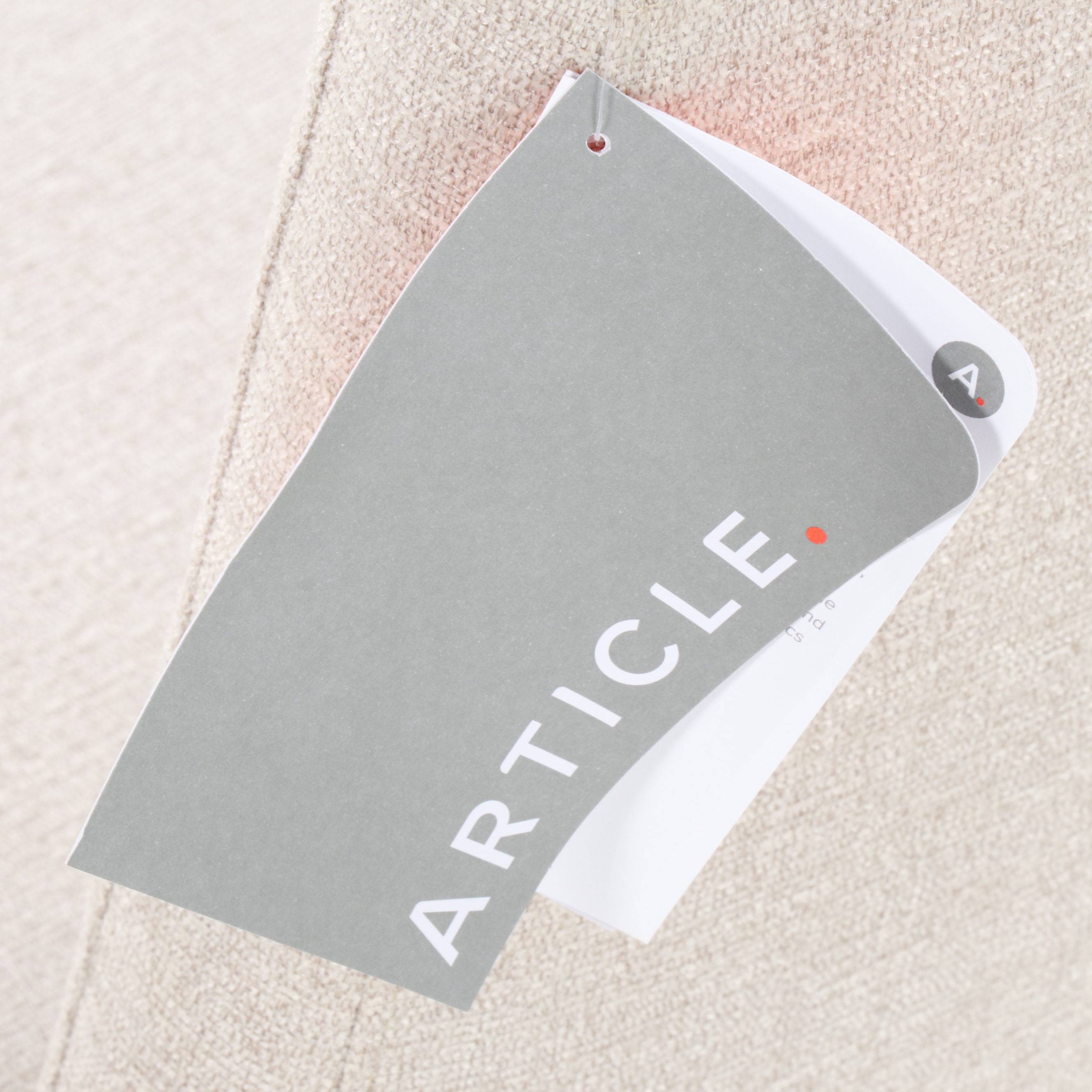 Article's "Nosh" Mid Century Modern Walnut Upholstered Dining Chairs