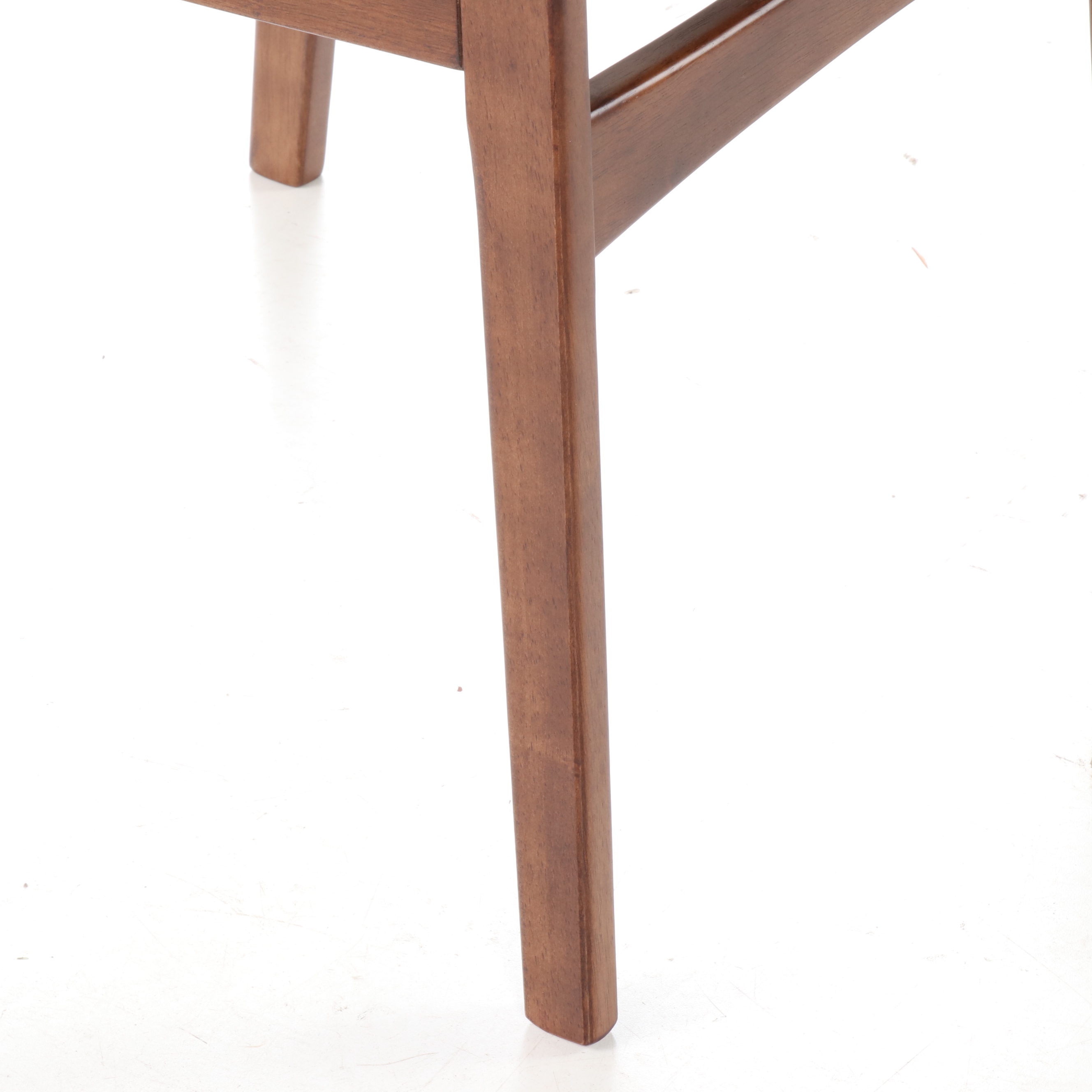 Article's "Nosh" Mid Century Modern Walnut Upholstered Dining Chairs