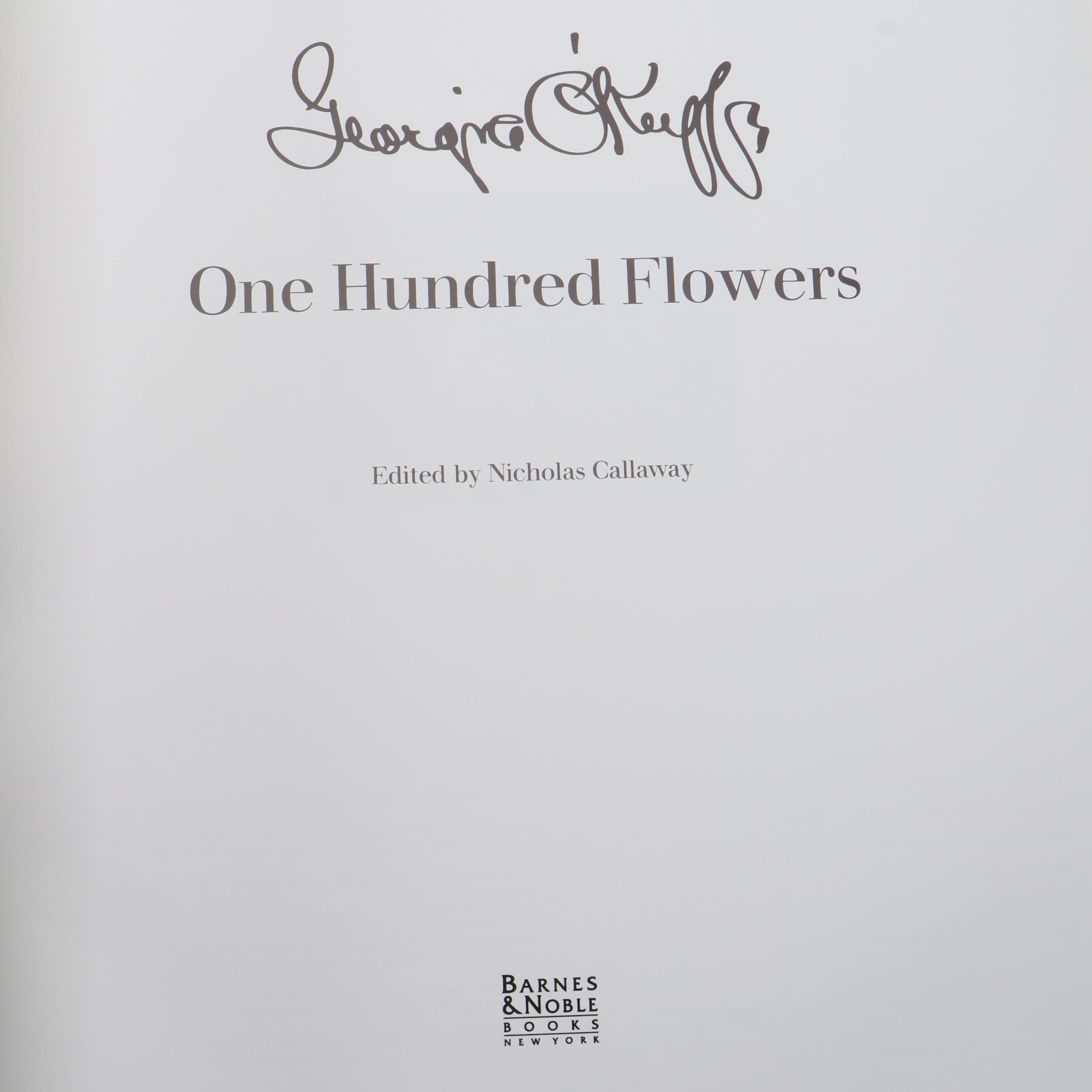 Georgia O'Keeffe Art Books Featuring First Edition "Georgia O'Keeffe"