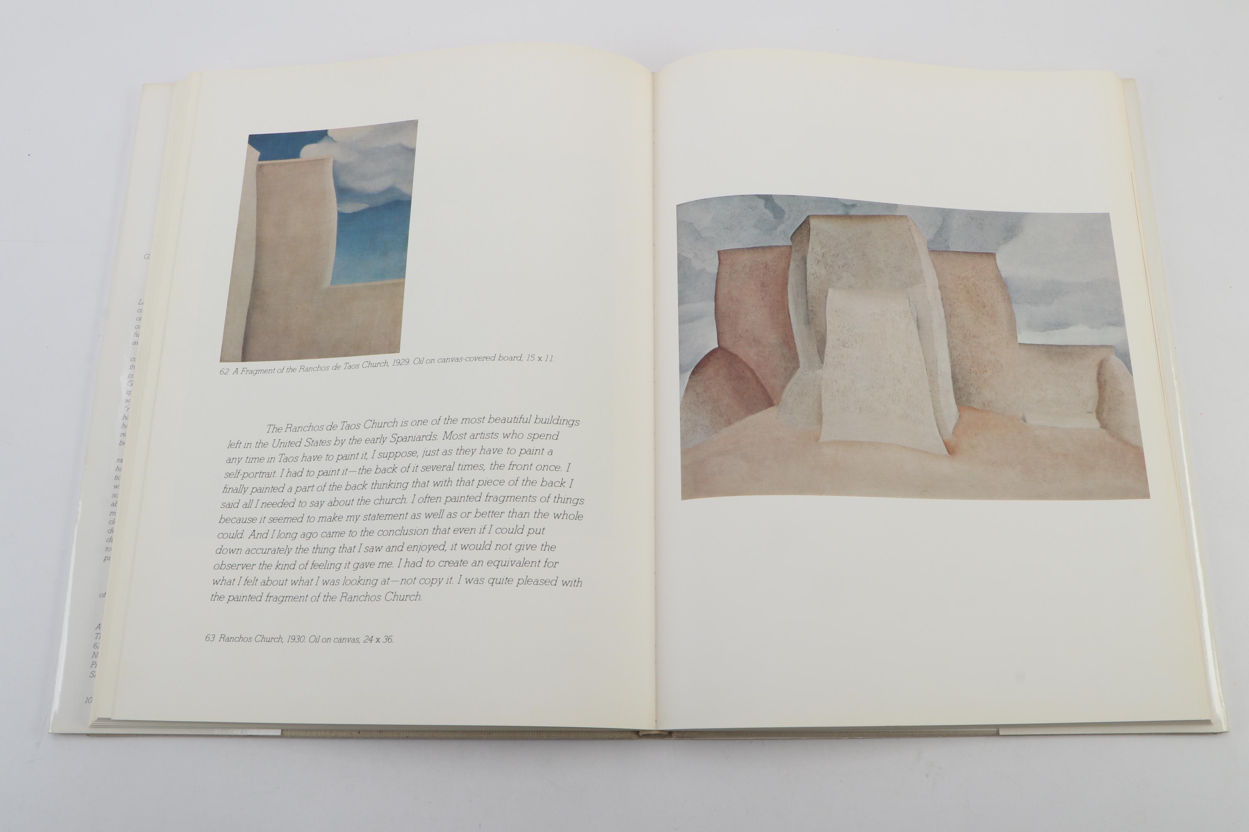 Georgia O'Keeffe Art Books Featuring First Edition "Georgia O'Keeffe"