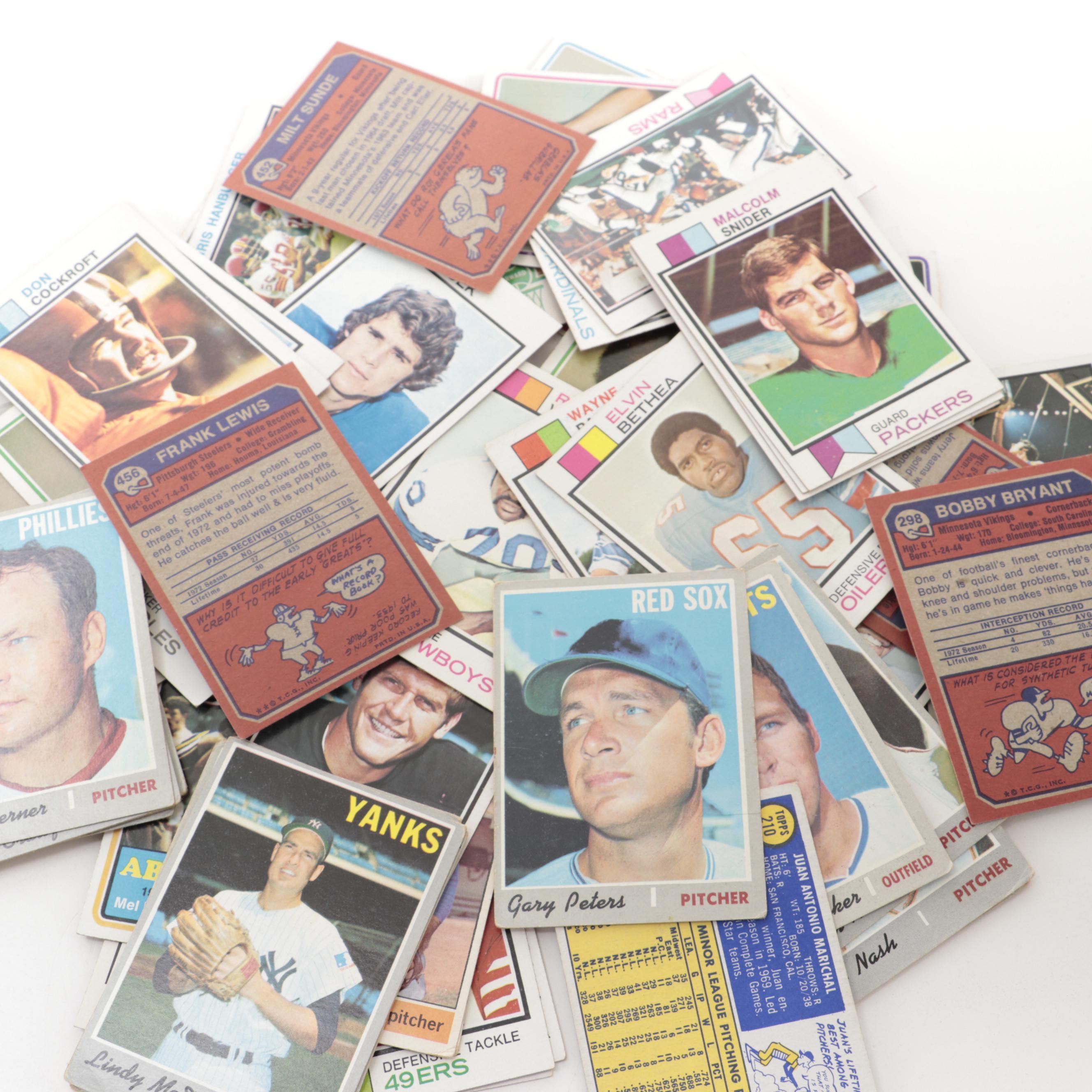 1966-1972 Topps and Fleer Baseball, Basketball, and Football Cards