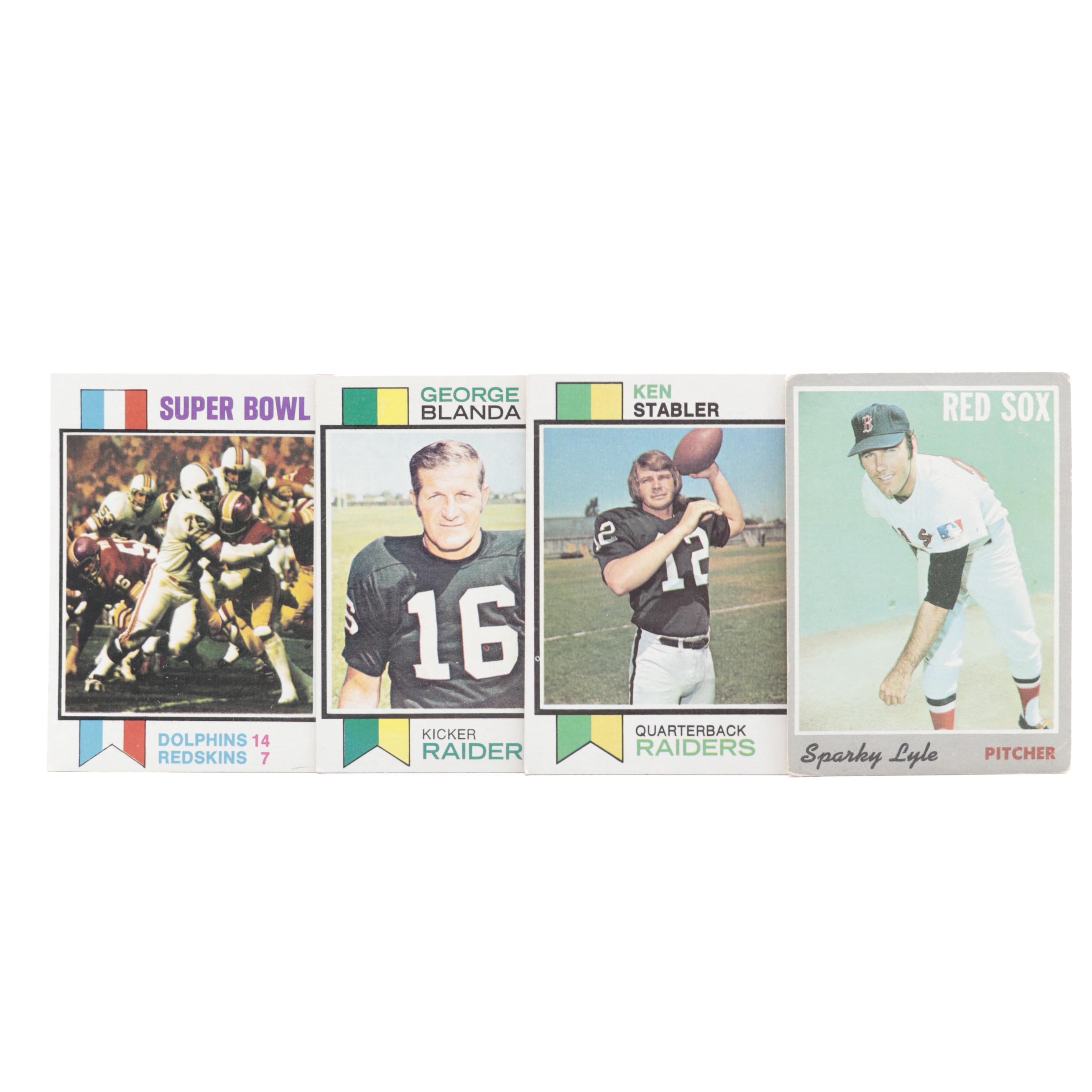 1966-1972 Topps and Fleer Baseball, Basketball, and Football Cards