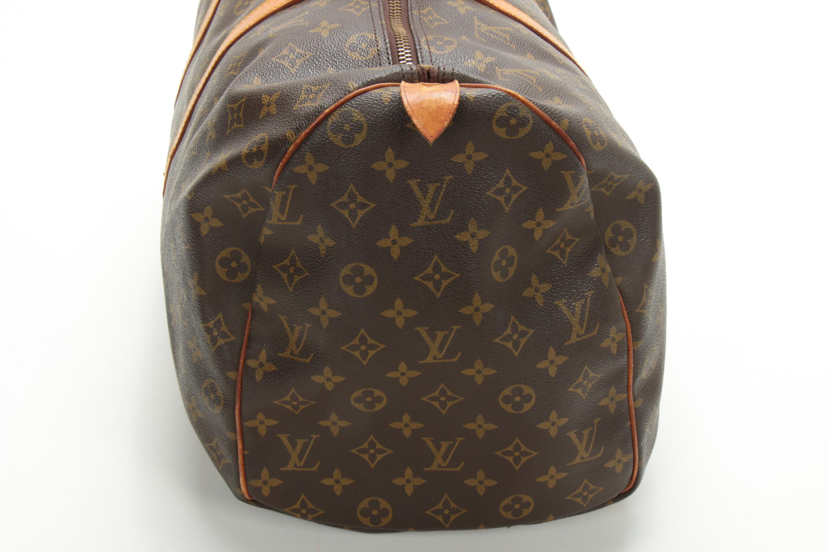 Louis Vuitton Keepall 50 in Monogram Canvas and Vachetta Leather