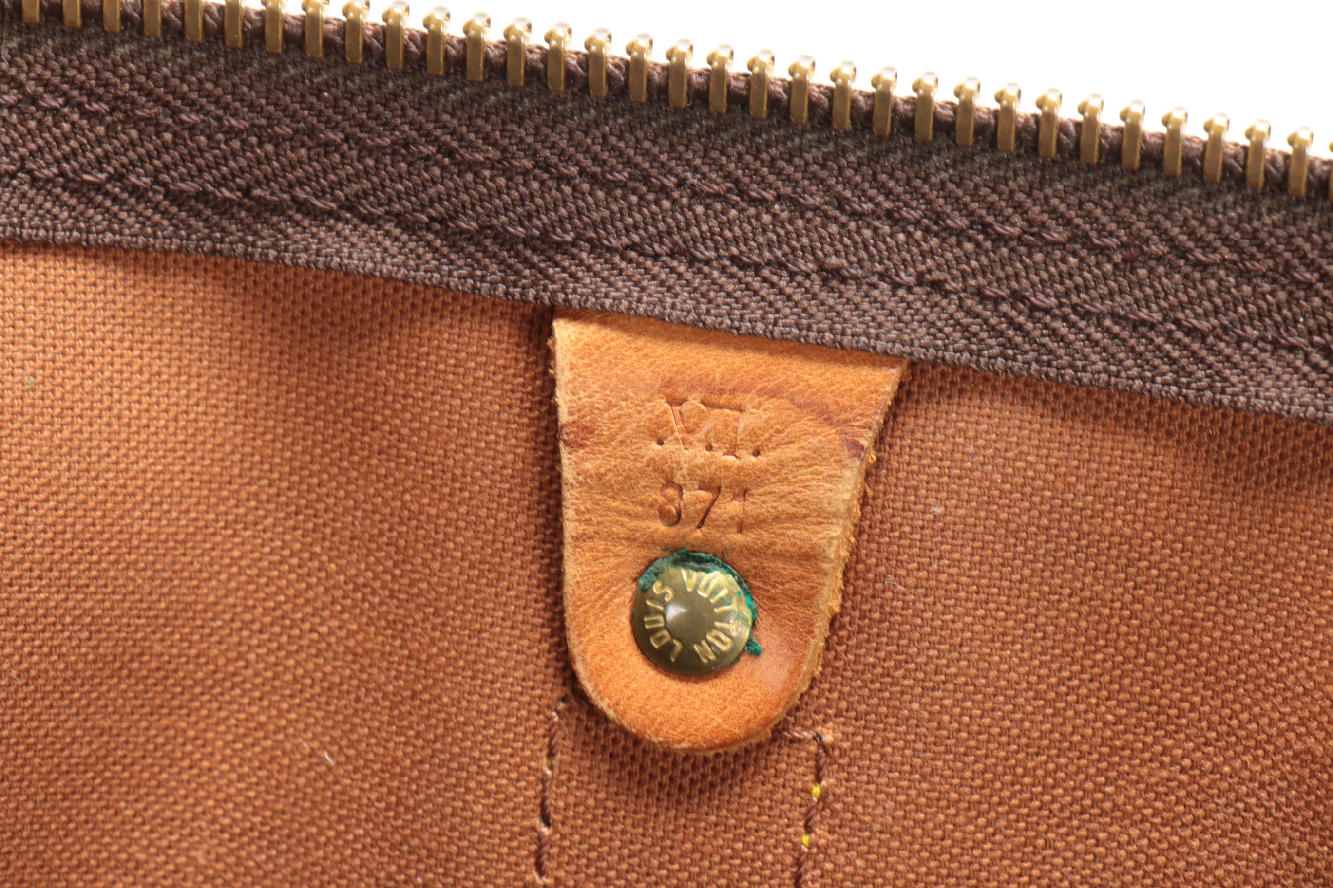 Louis Vuitton Keepall 50 in Monogram Canvas and Vachetta Leather