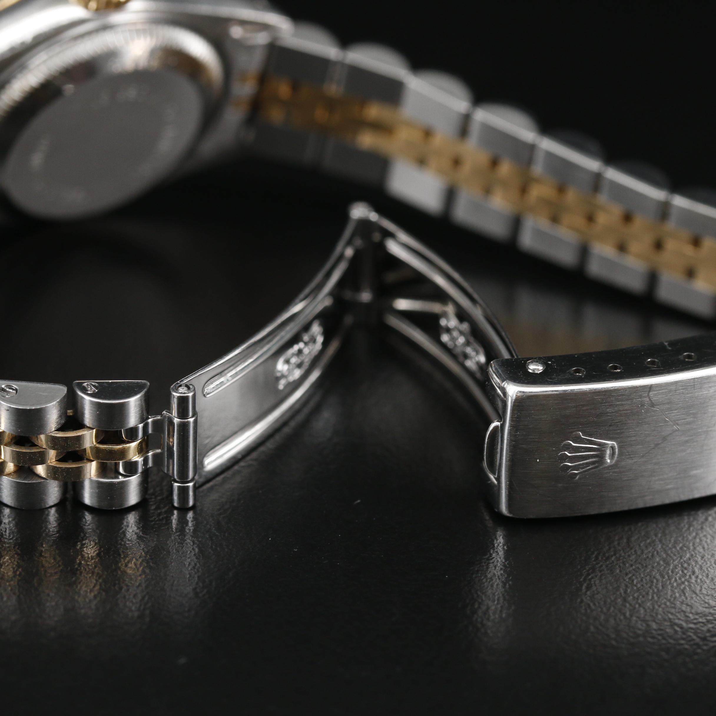 1991 Rolex "Datejust" Factory Diamond Dial and 18K Gold Automatic Watch