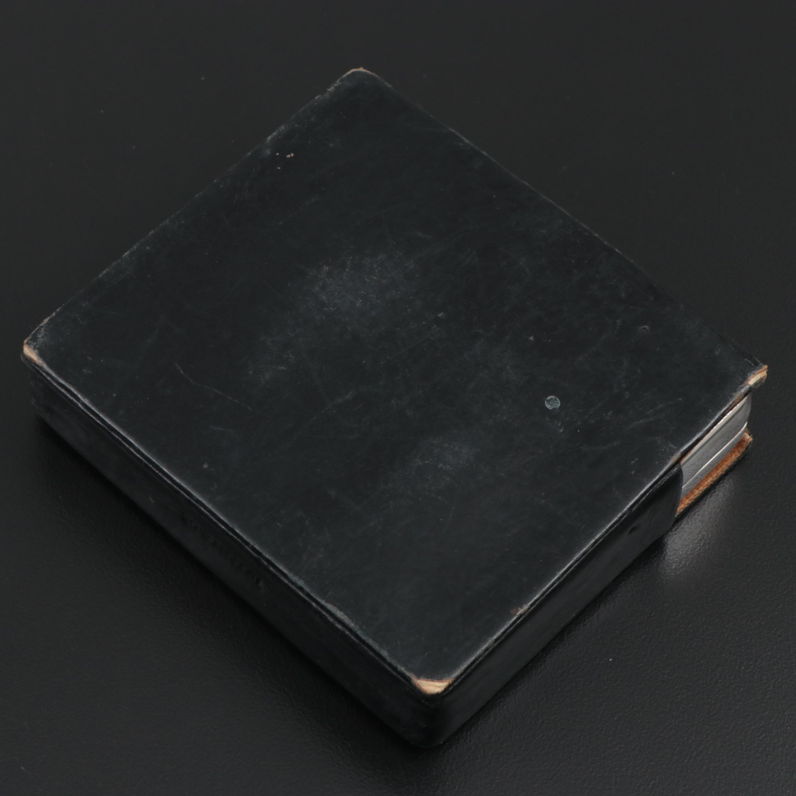 Art Deco Tiffany & Co. Sterling Silver, 14K Gold and Sapphire Cigarette Case