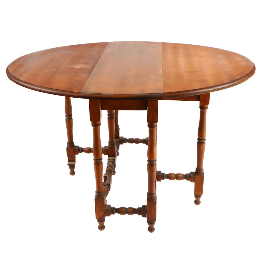 William and Mary Style Gate-Leg Table, 20th Century