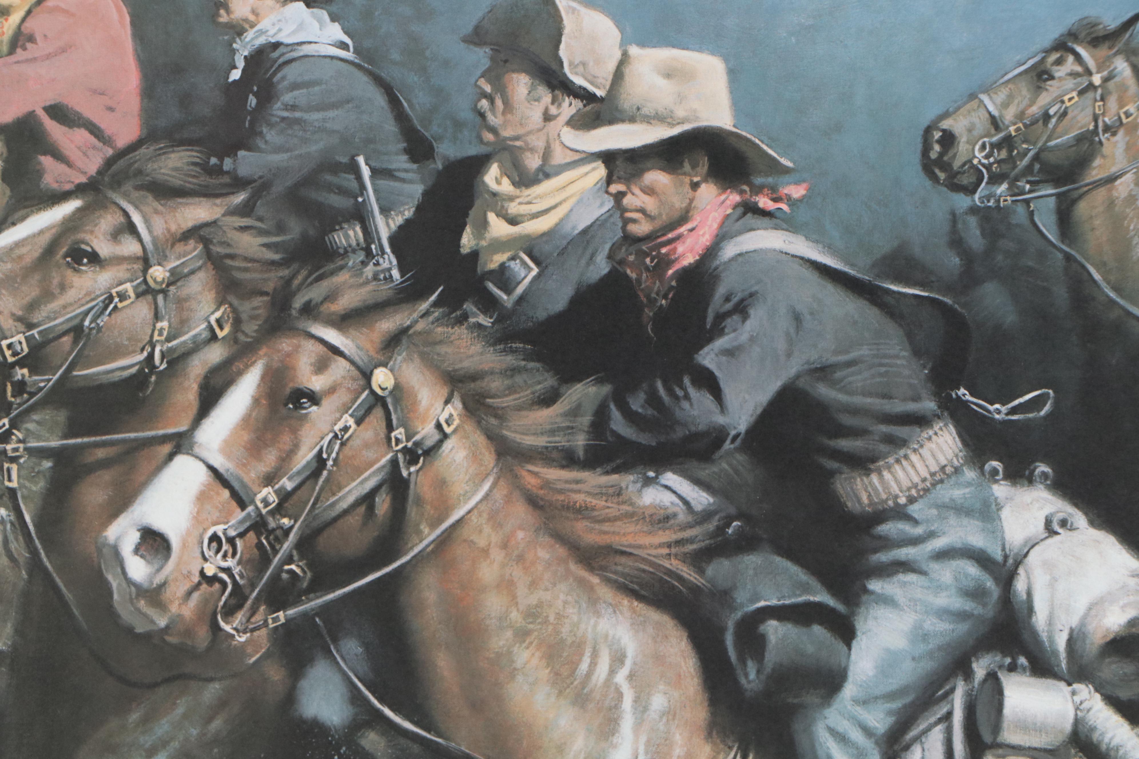 Frank C. McCarthy Offset Lithograph "With Pistols Drawn," 1993