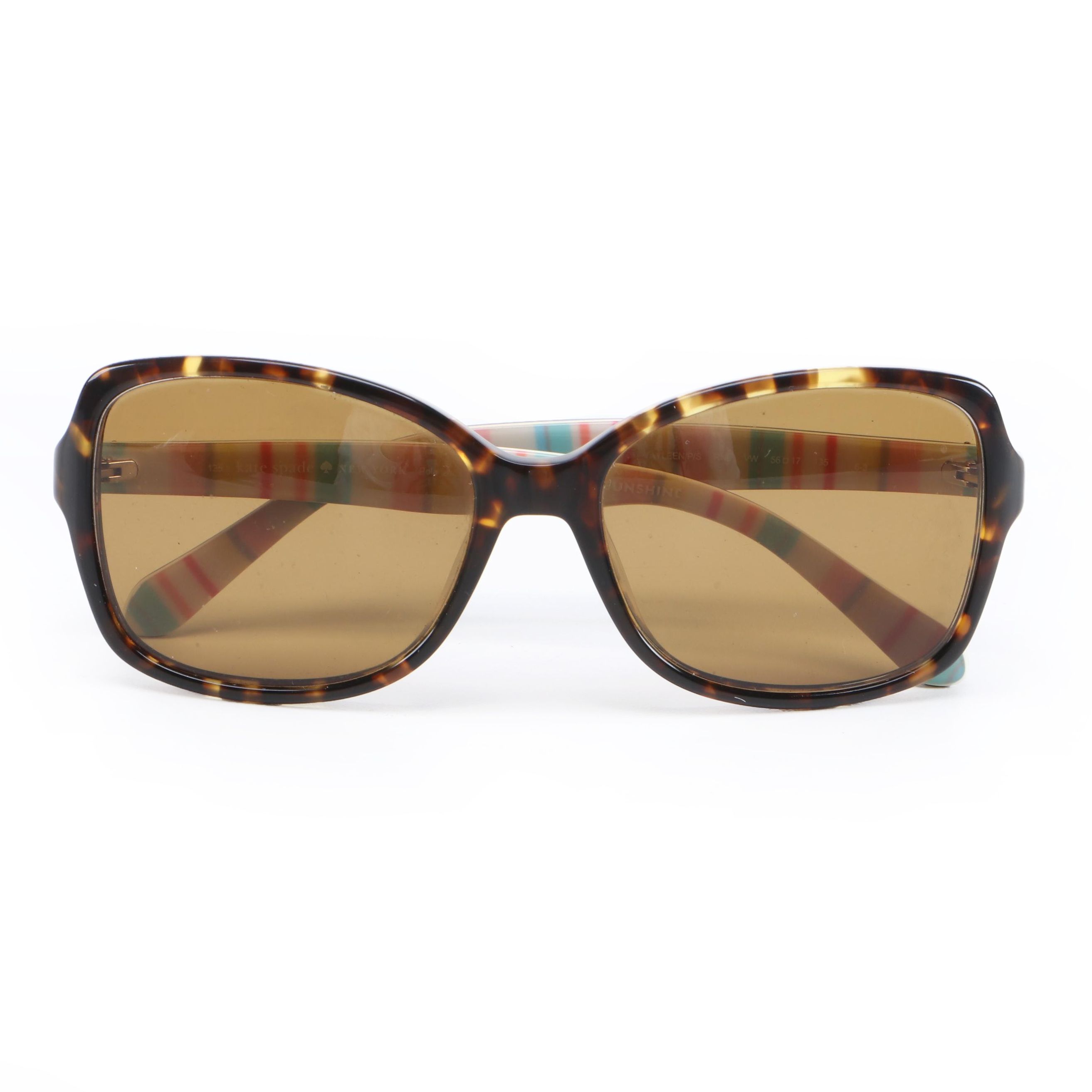 Kate Spade New York Hello Sunshine Polarized Sunglasses in Tortoise