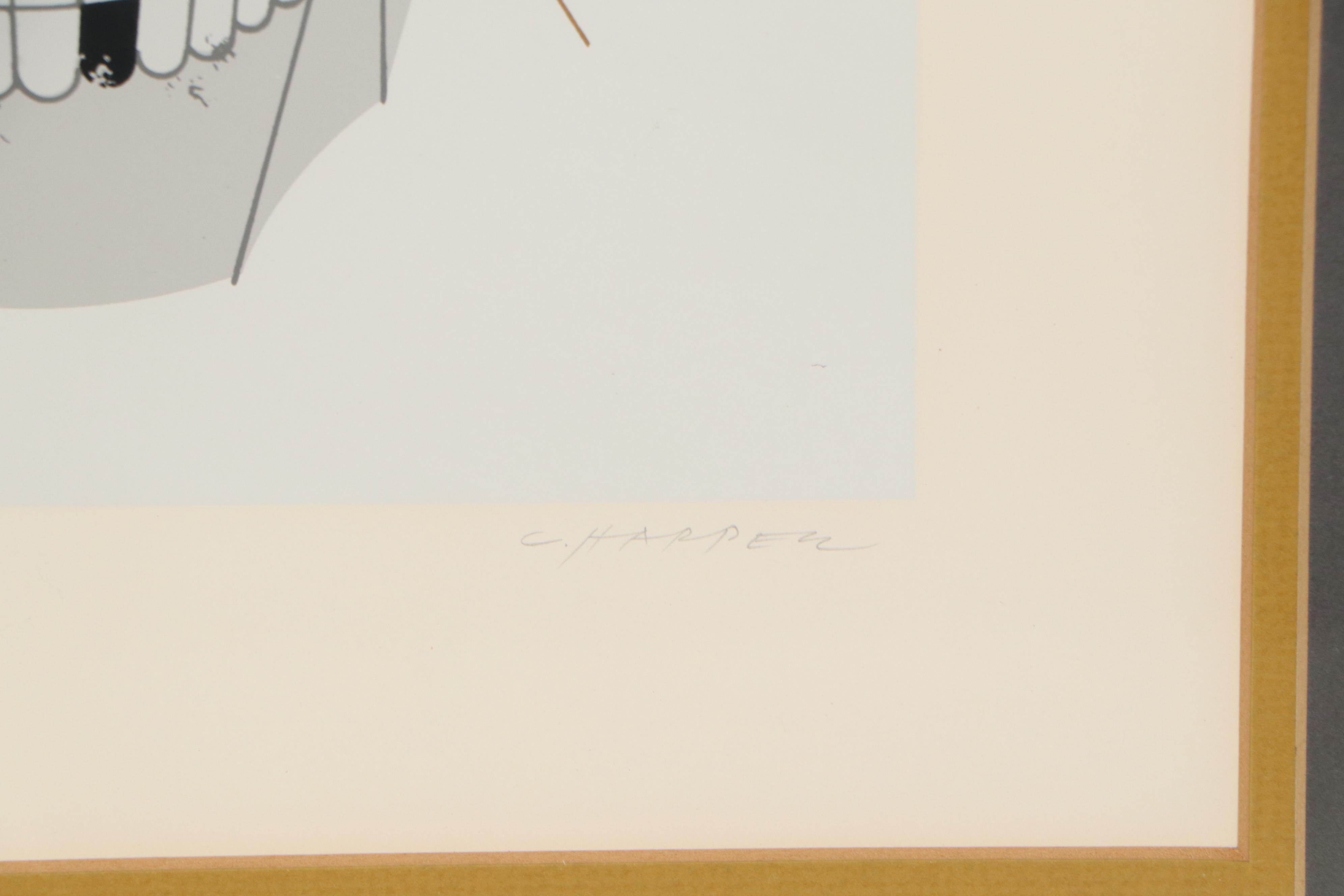 Charley Harper Serigraph "Wrented (House Wrens)", 1968