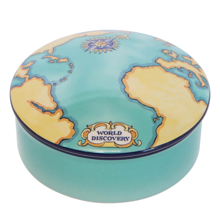 Tiffany & Co. for Tauck "World Discovery" Porcelain Trinket Box