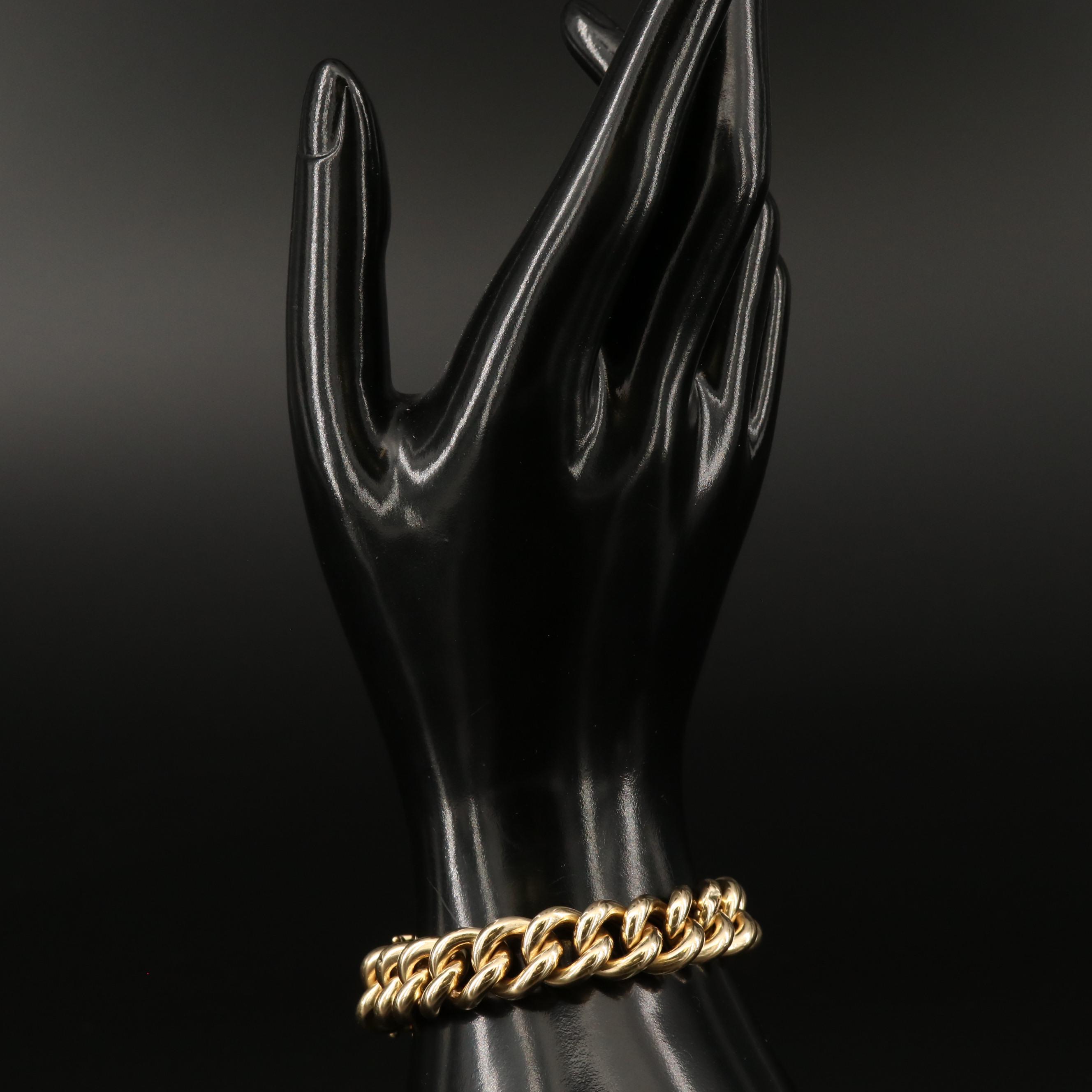 14K Curb Link Bracelet