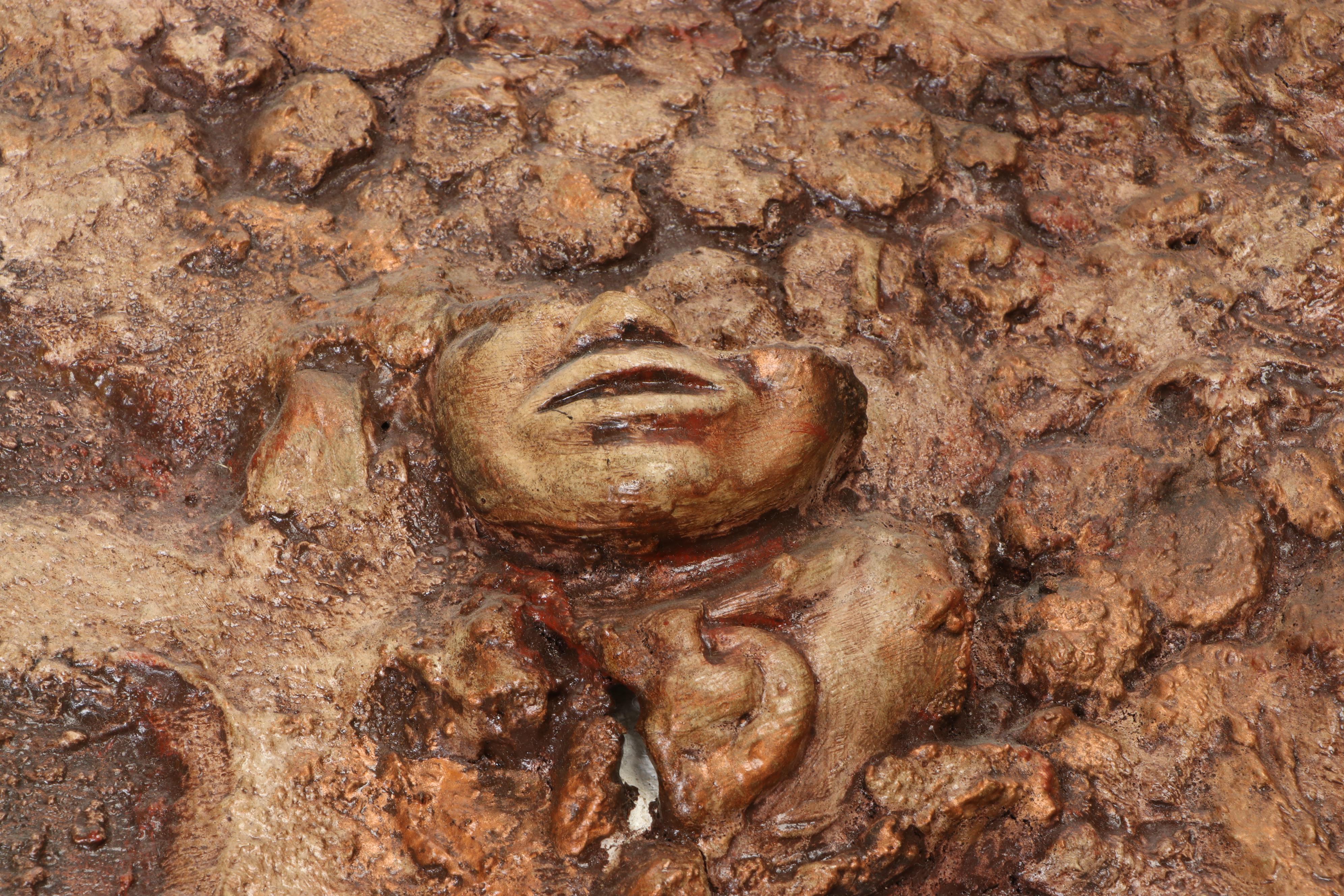 Pearl Schwartz Mixed Media Painting, 20th Century