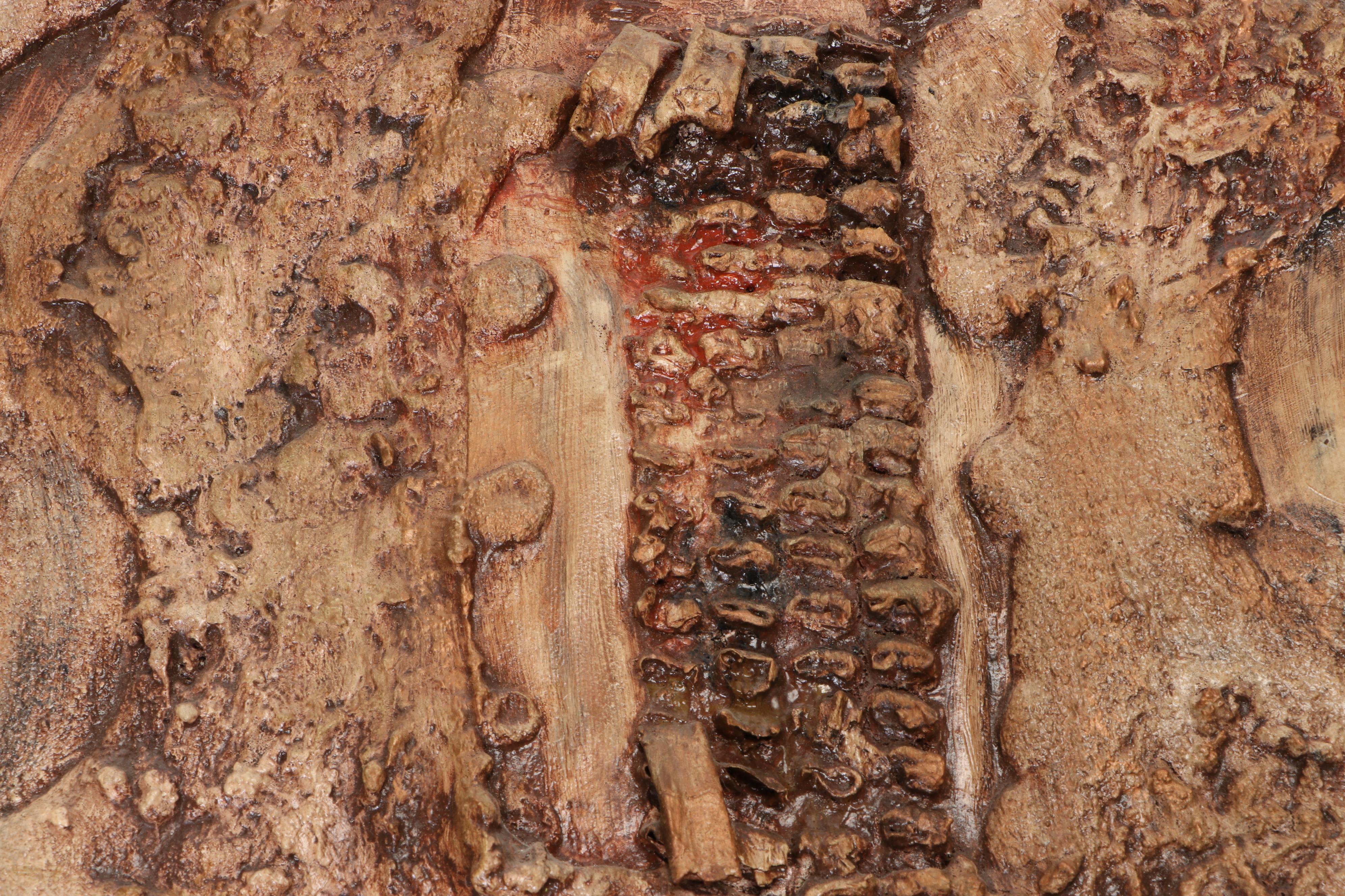 Pearl Schwartz Mixed Media Painting, 20th Century