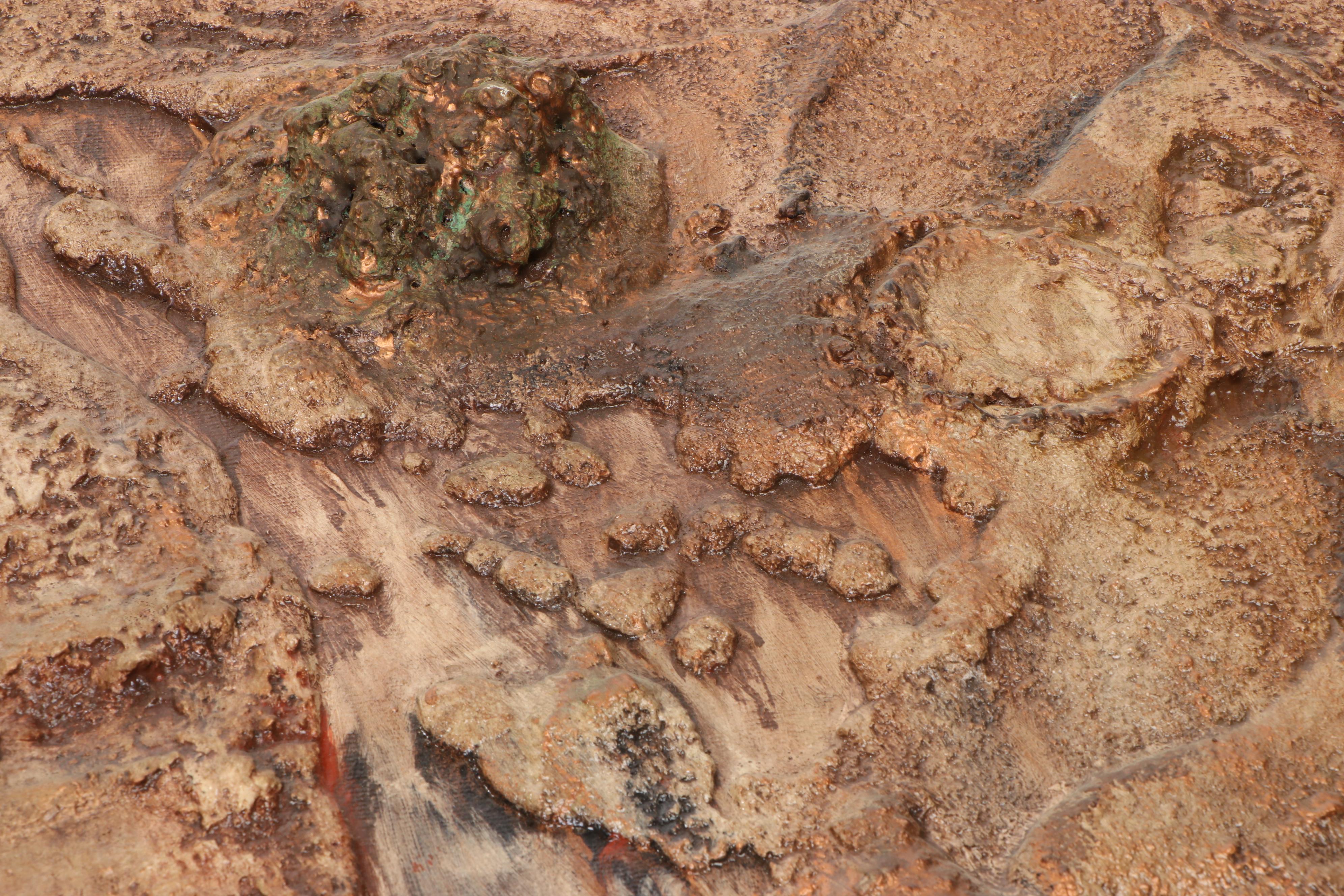 Pearl Schwartz Mixed Media Painting, 20th Century