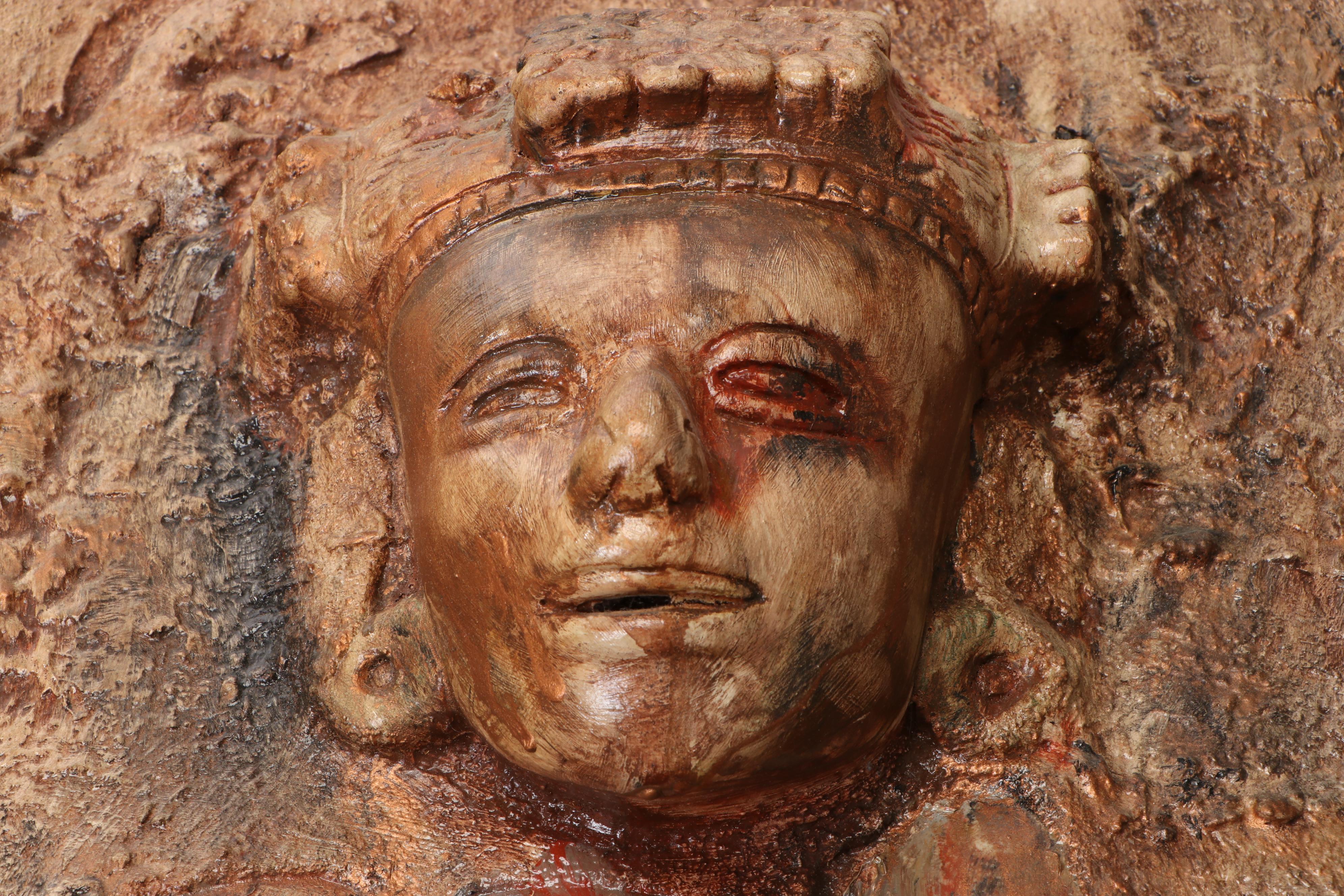 Pearl Schwartz Mixed Media Painting, 20th Century