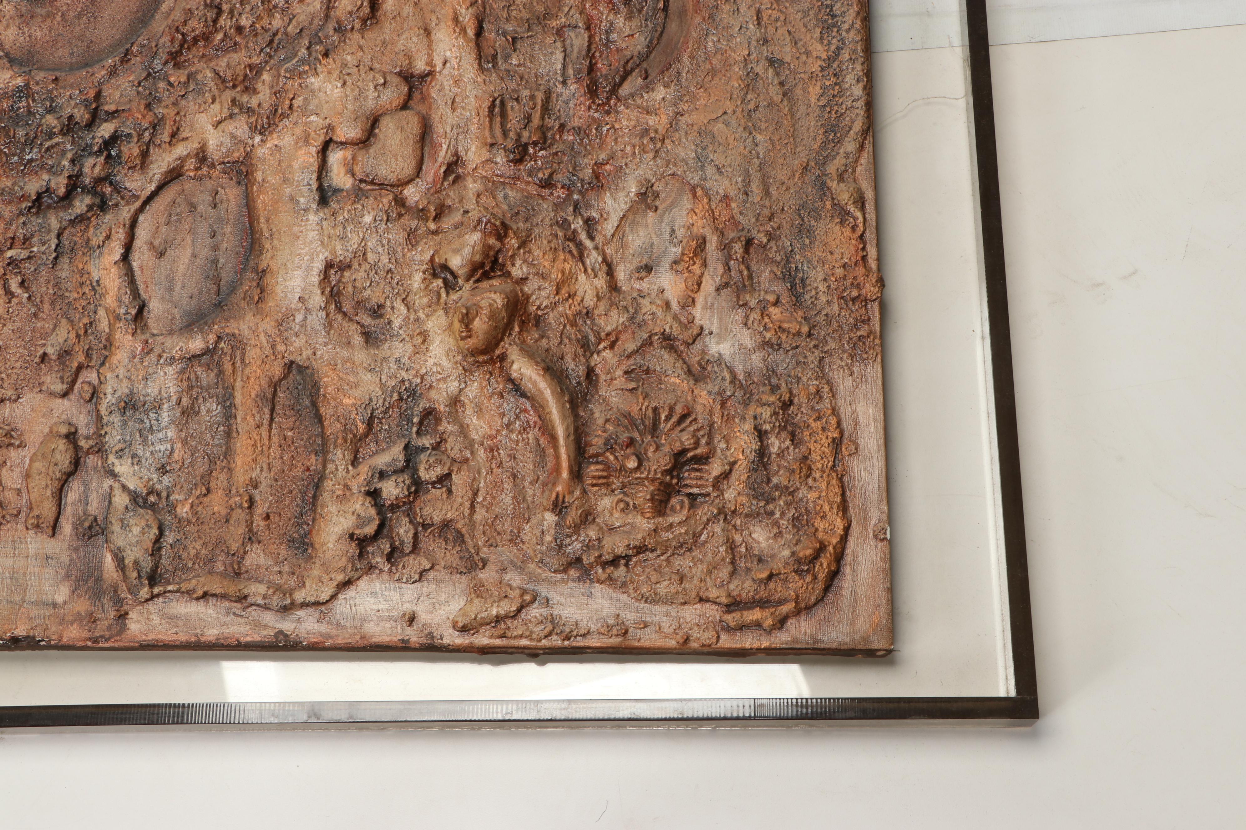 Pearl Schwartz Mixed Media Painting, 20th Century