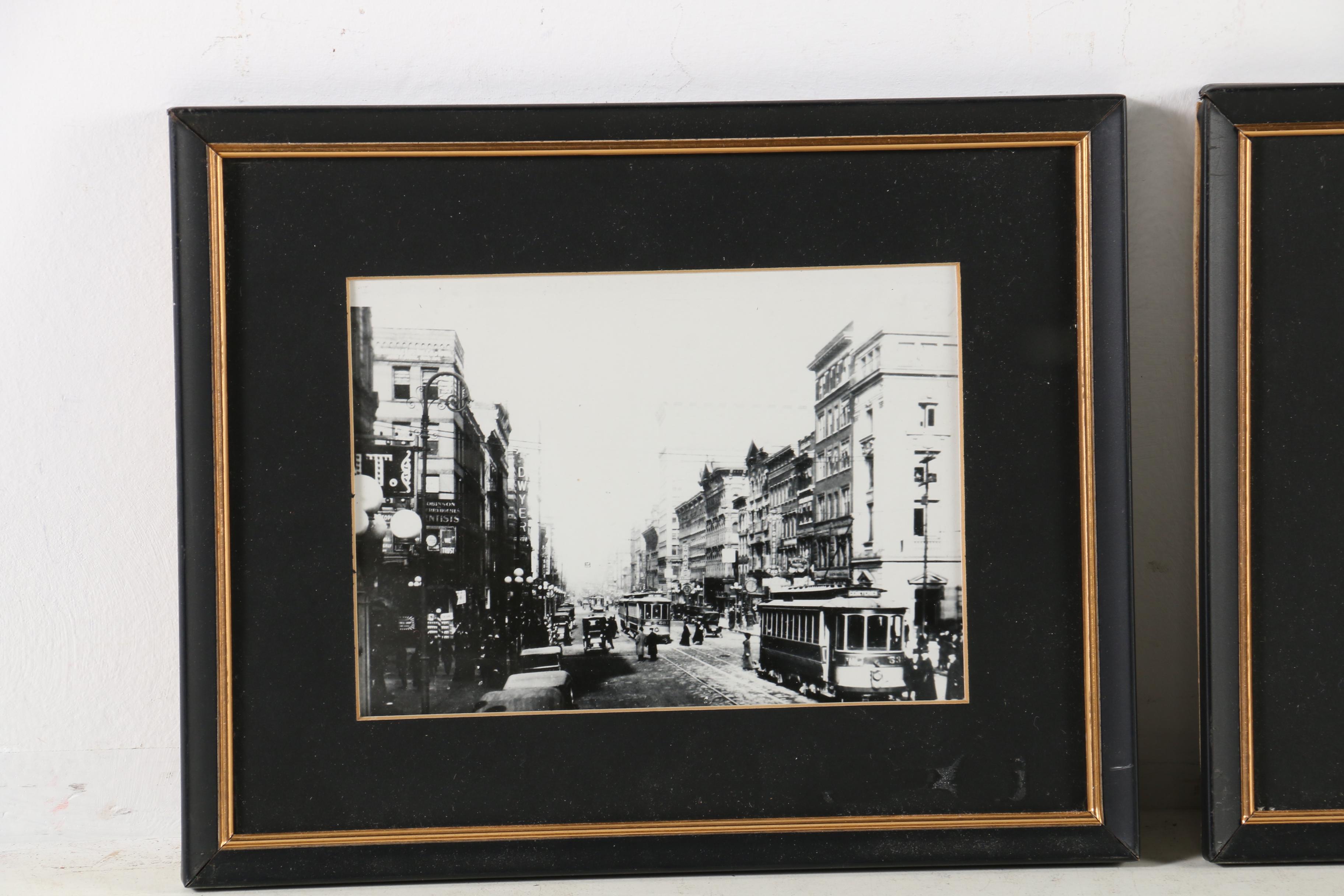Columbus Ohio Trolley Silver Gelatin Photographs