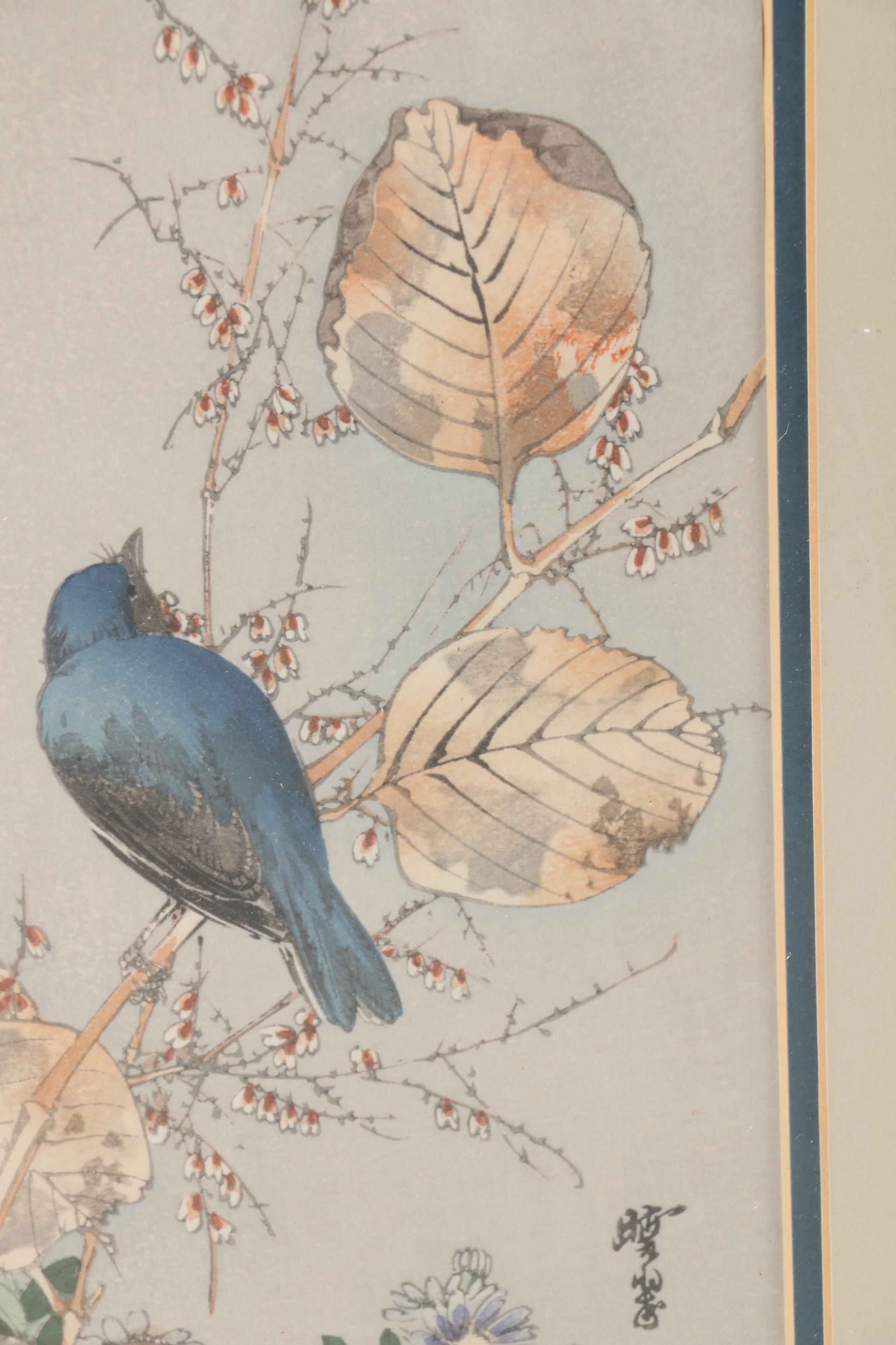 Japanese Bird Woodblock Prints