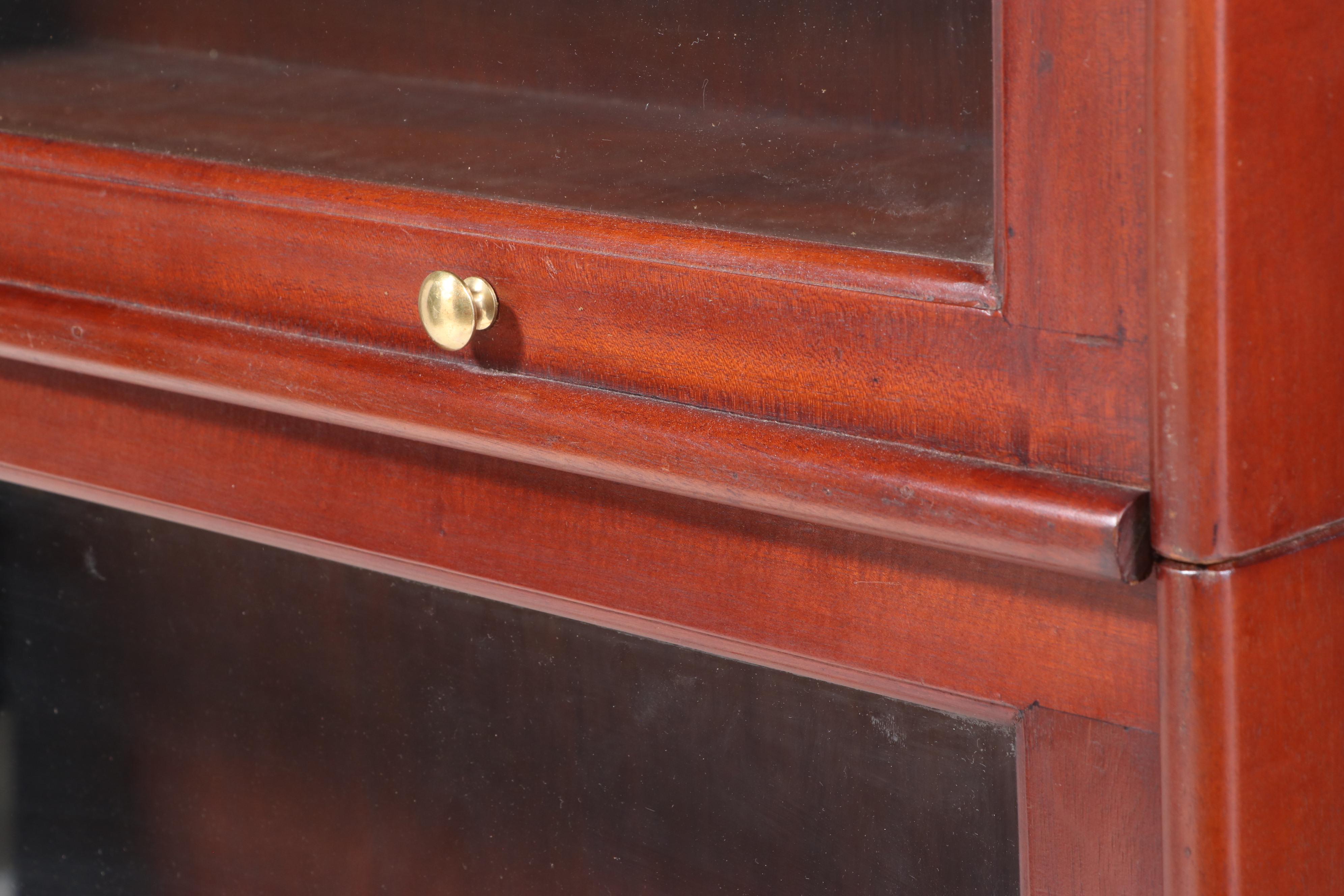 Cherry Finish Barrister's Style Bookcase