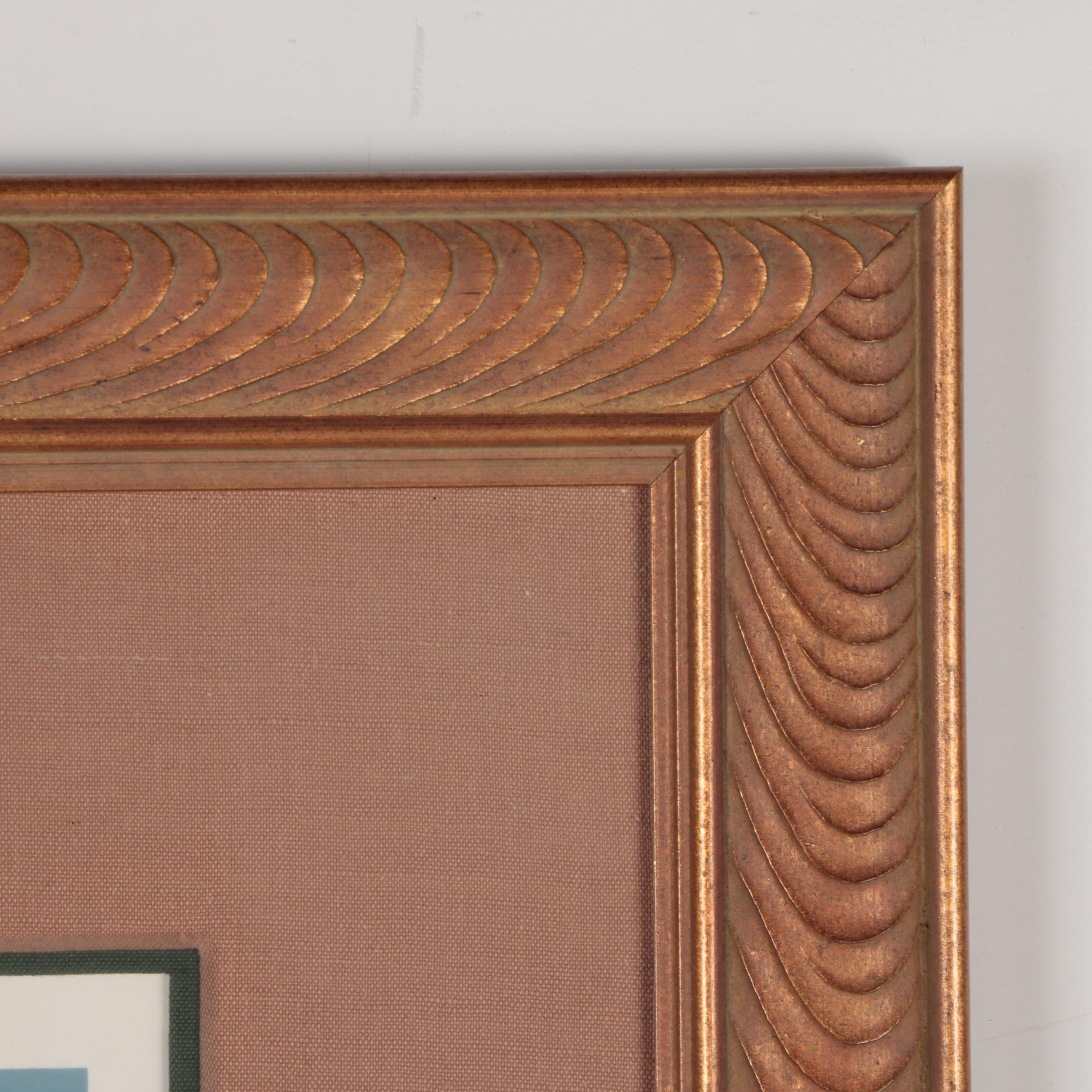 Howard Behrens Mediterranean Serigraph "Isle of Capri"